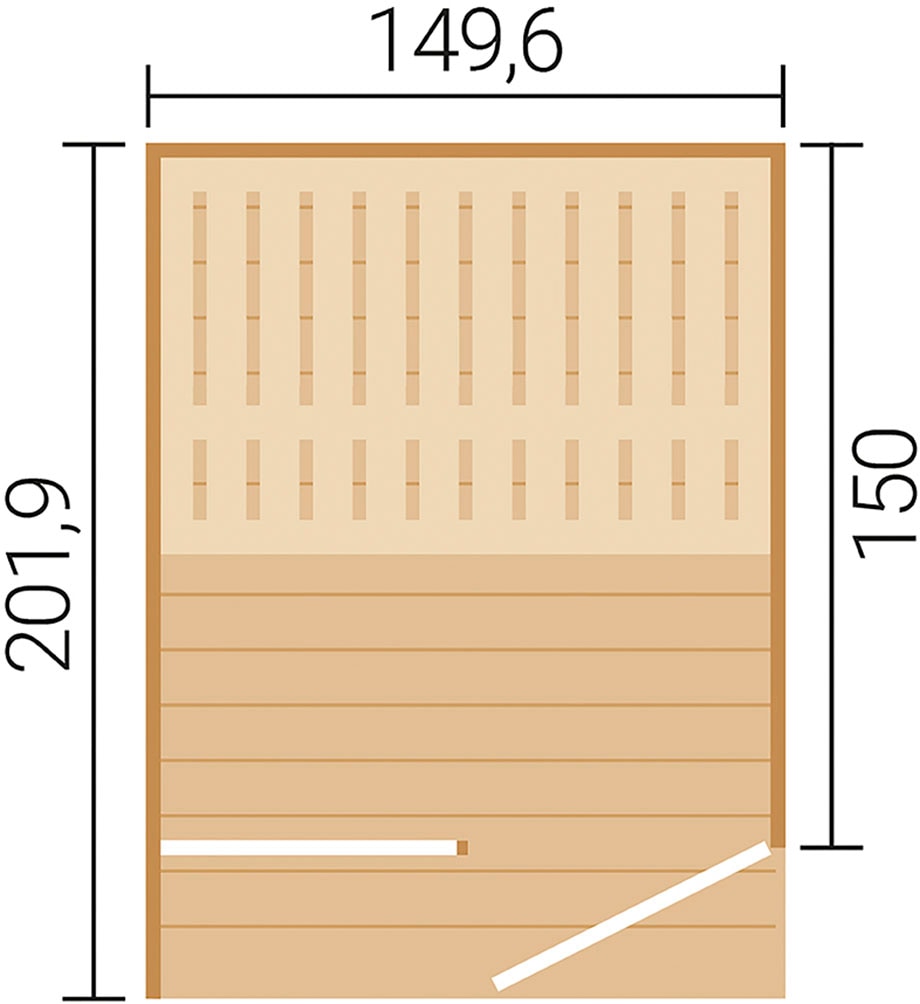 weka Saunahaus »Viira 1«