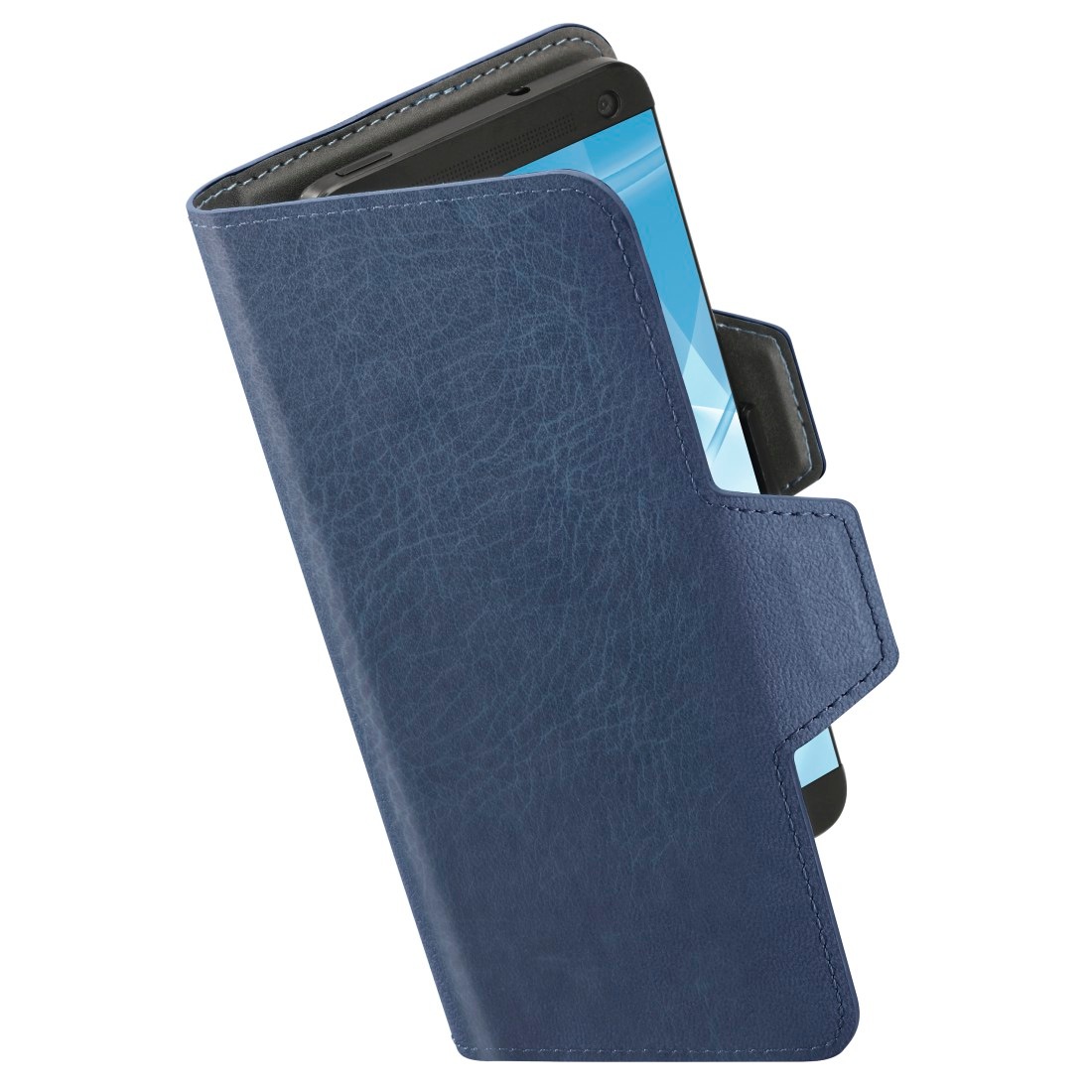 Hama Smartphone-Hülle »Booklet Smart Move Universal, 4,7-5,1 Zoll, Kunstleder, klappbar, Blau«, UNIVERSAL, 11,9 cm (4,7 Zoll)