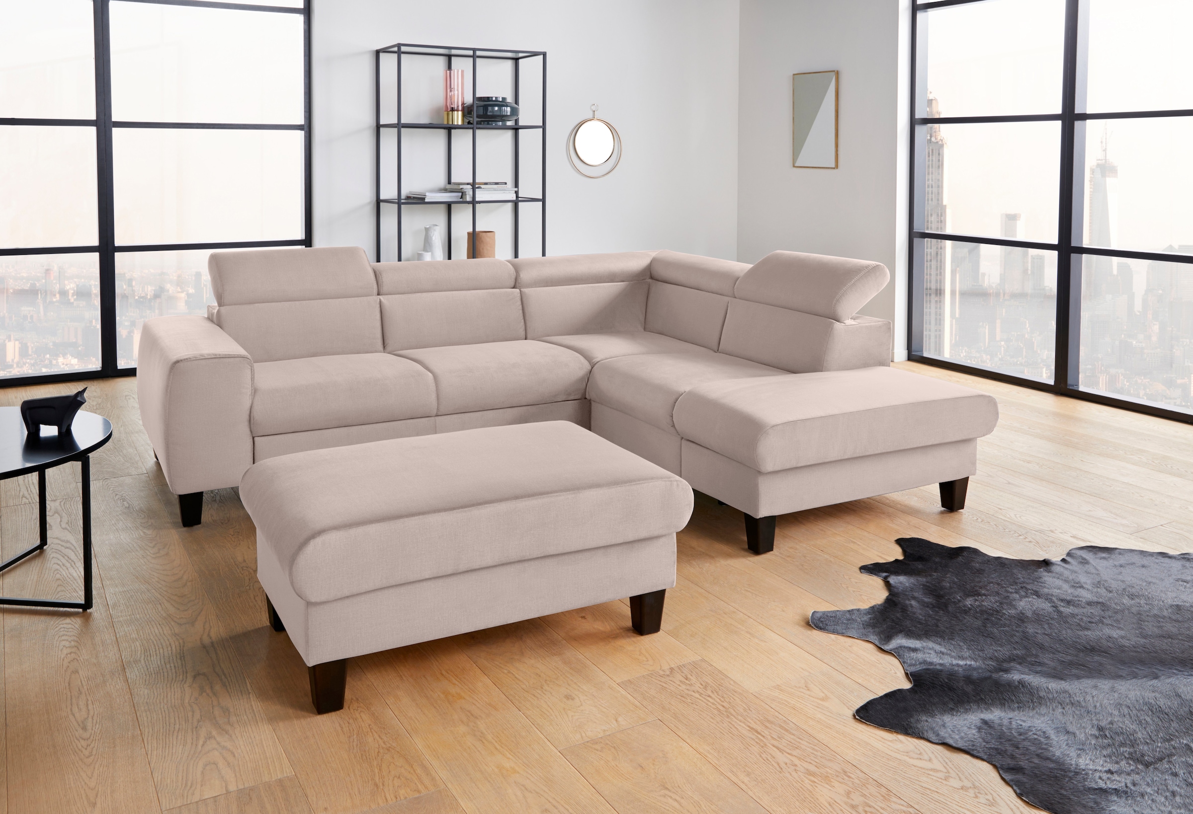 COTTA Polstergarnitur »Morven L-Form«, (Set), Set bestehend aus: Ecksofa mi günstig online kaufen