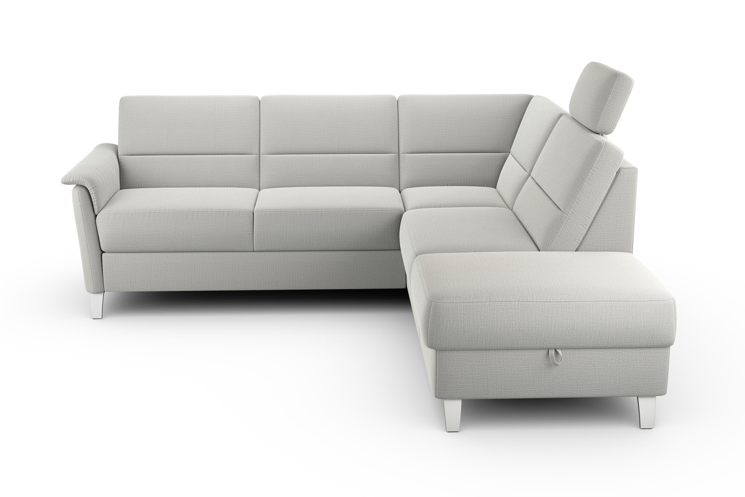 sit&more Ecksofa »Palmera L-Form«, Federkern, wahlweise mit Bettfunktion un günstig online kaufen