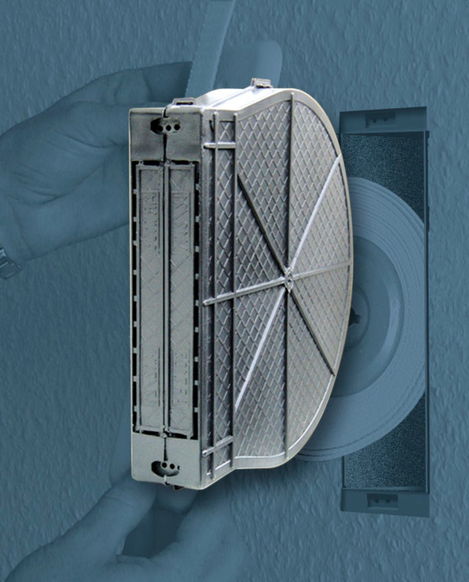 SCHELLENBERG Mauerkasten »für Einlasswickler und elektrische Gurtwickler Maxi« Packung, 1 Stk. tlg. Gurtkasten aus PVC, Lochabstand 13,5 cm