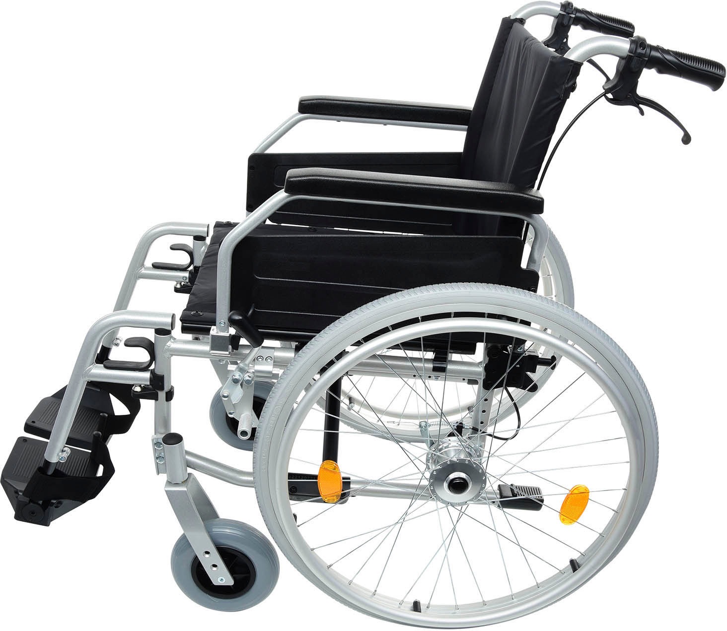 bescomedical Transportrollstuhl »Primus ML 2.0«, Sitzbreite 43 cm mit Trommelbremse und Standardarmlehne
