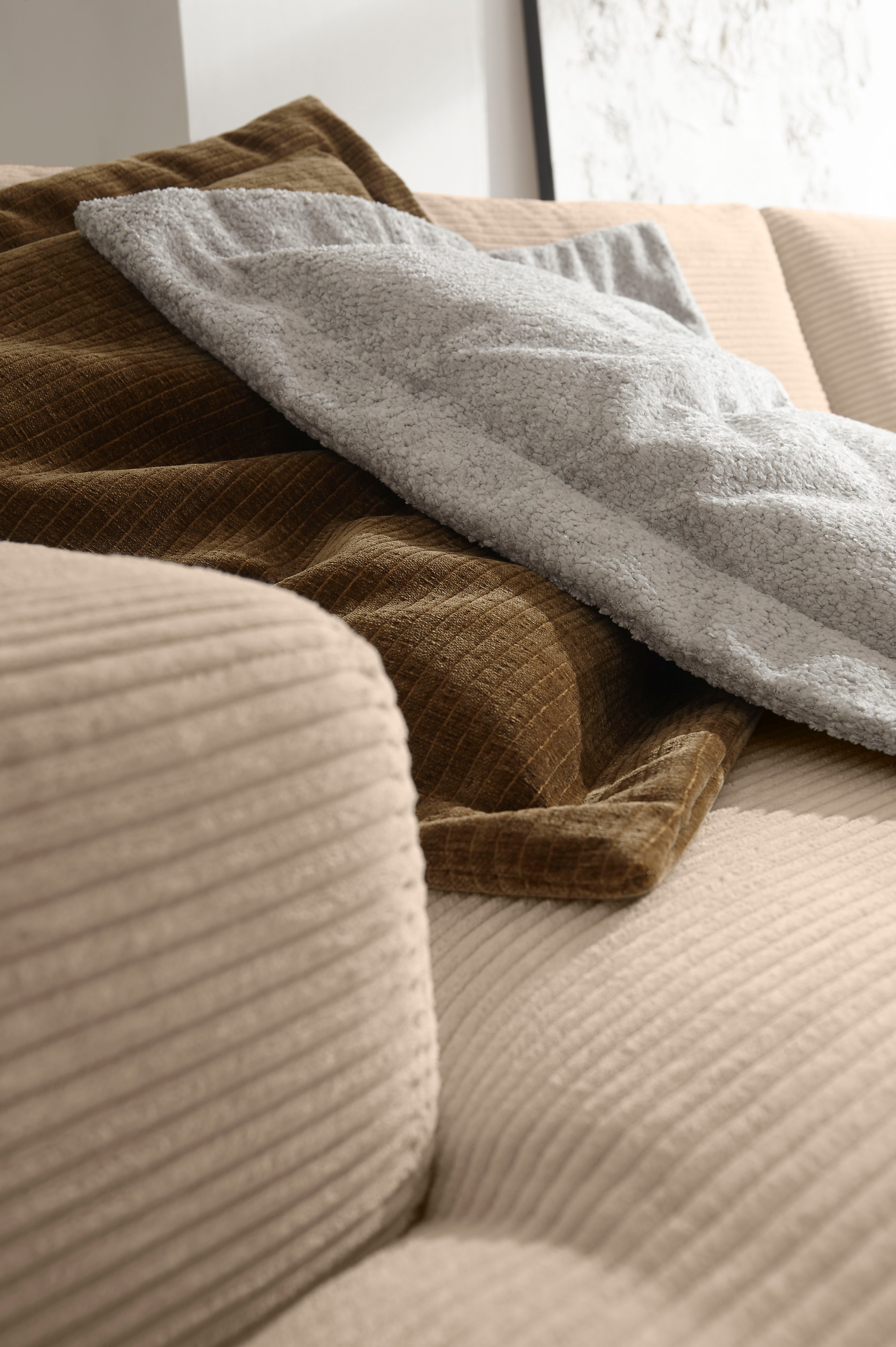 Musterring Loungesofa »Lucia«, Cord-Bezug, Breite 292 cm