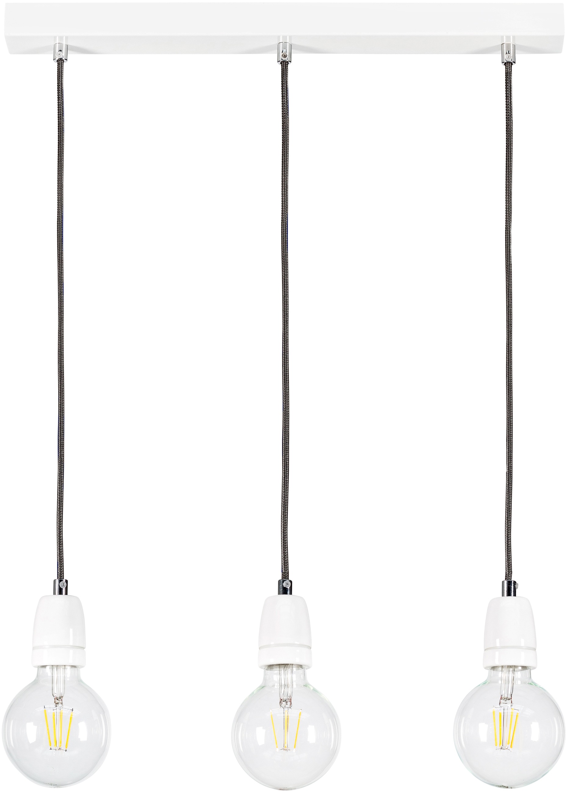 BRITOP LIGHTING Hängeleuchte »Porcia«, 3 flammig, Leuchtmittel E27   ohne L günstig online kaufen