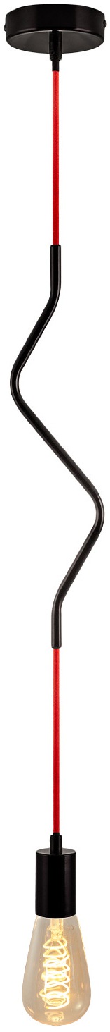 Paco Home Pendelleuchte »SNAKE«, 1 flammig, Leuchtmittel E27   ohne Leuchtm günstig online kaufen