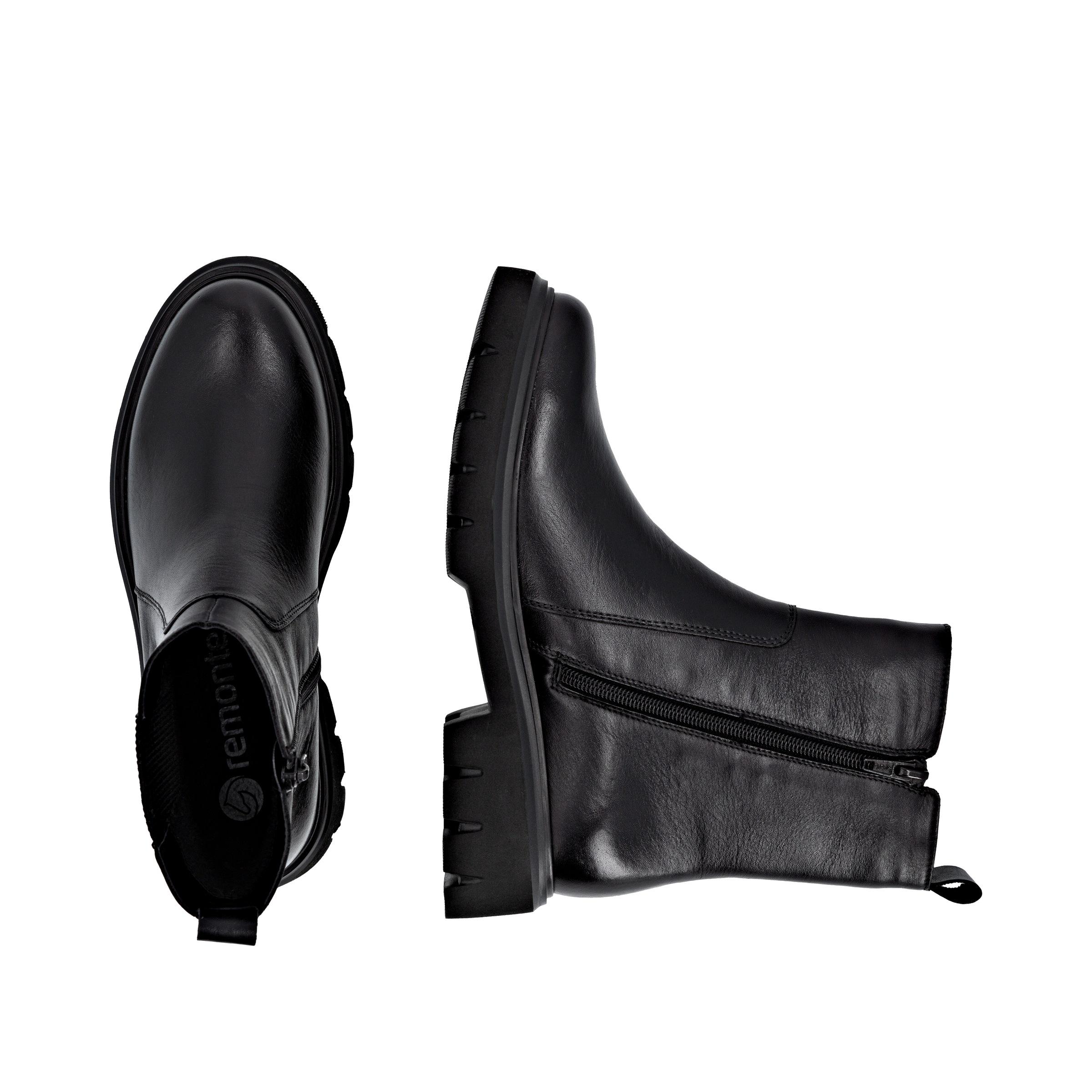 Remonte Chelseaboots, Klassik-Stiefelette, Boots, Profilsohle, mit Anziehlasche