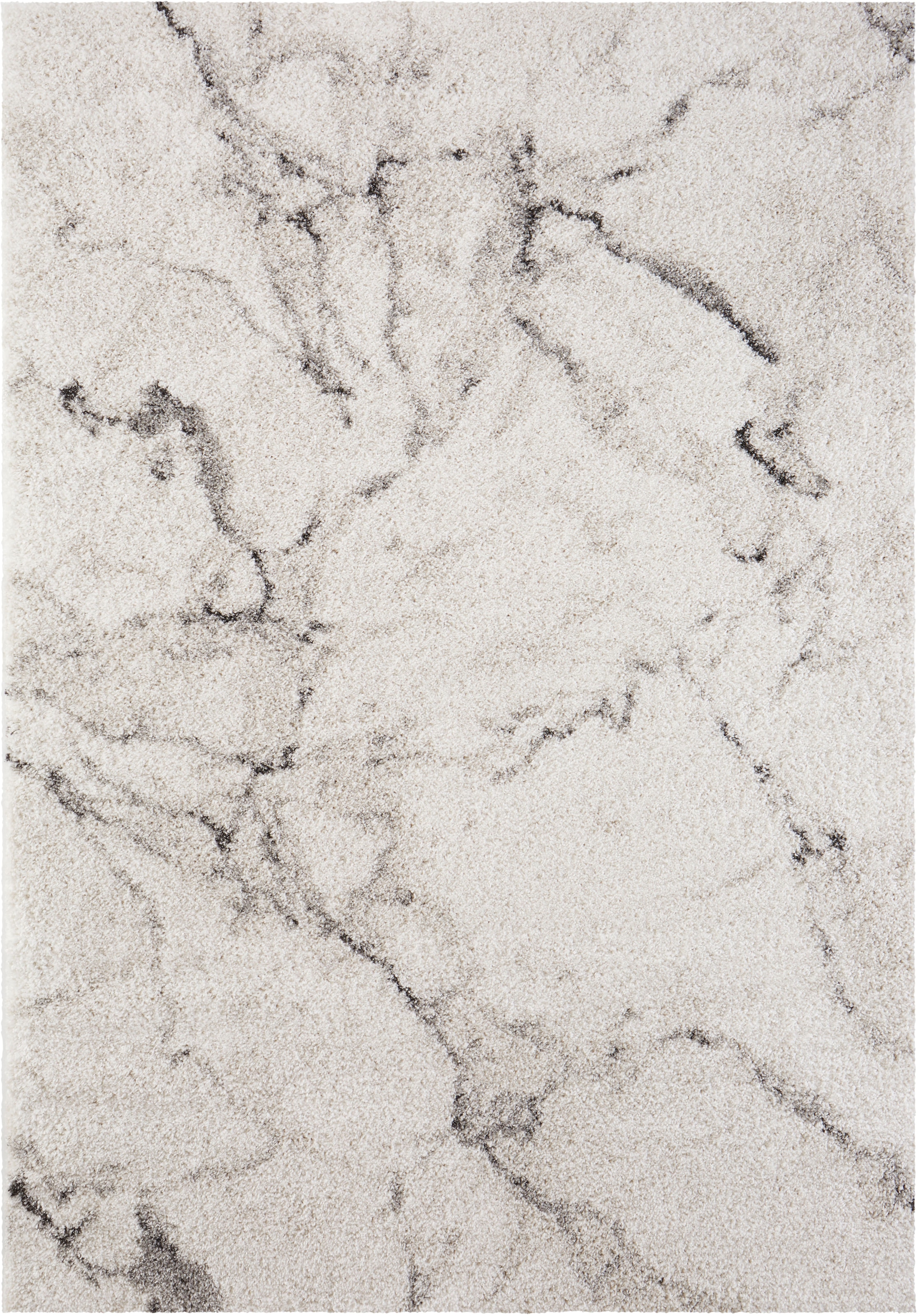 HANSE Home Hochflor-Teppich »MAYRIN«, rechteckig, 30 mm Höhe, Hochflor, Teppich, Shaggy, Flokati, Weich, Marmor-Optik, Wohnzimmer