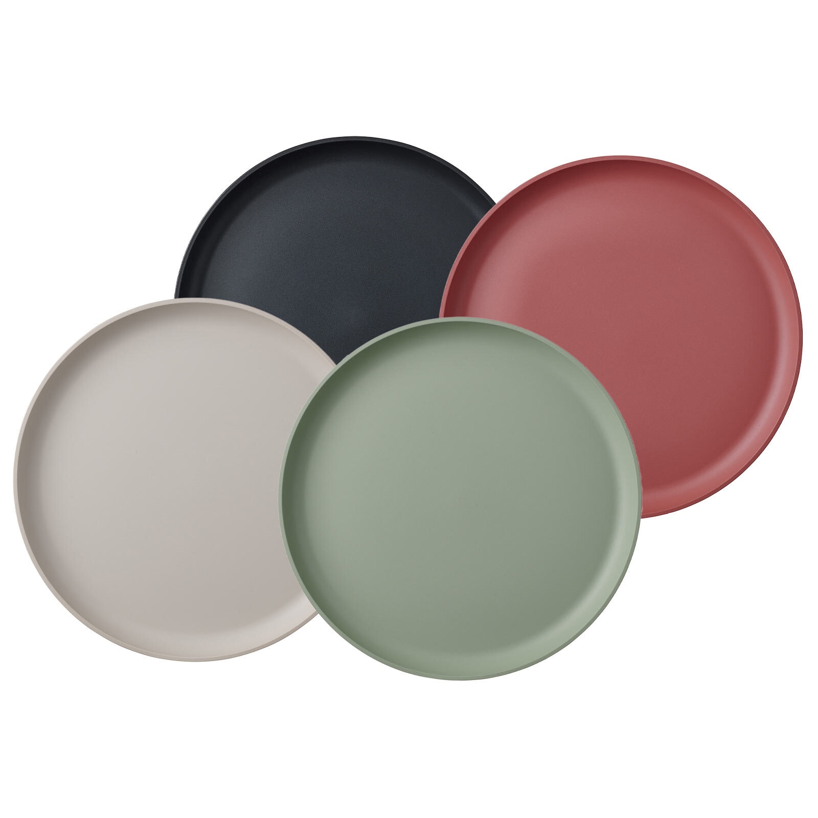 Mepal Speiseteller »Essteller Silueta ø 26 cm 4er Set« günstig online kaufen