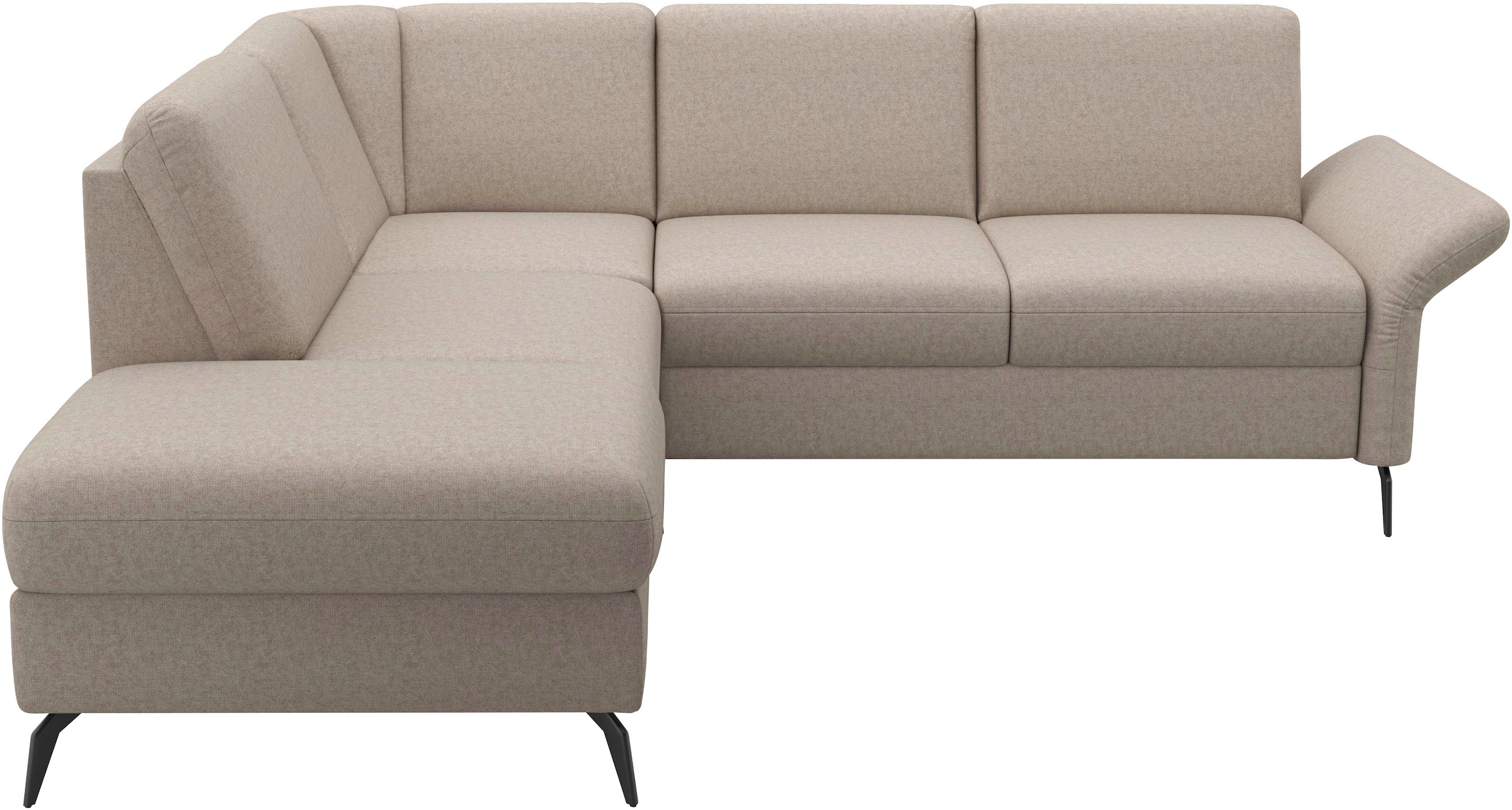 Home affaire Ecksofa »Rochelle«, optional: Armteilverstellung, klappbar, Bettkasen