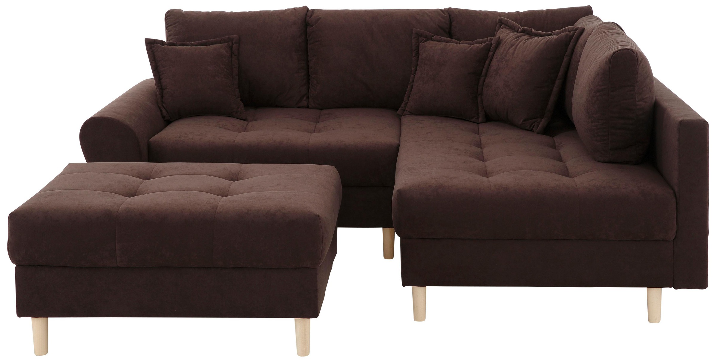 Home affaire Ecksofa »Rice L-Form, B: 223 cm - OTTO. Verlässliche Qualität. günstig online kaufen