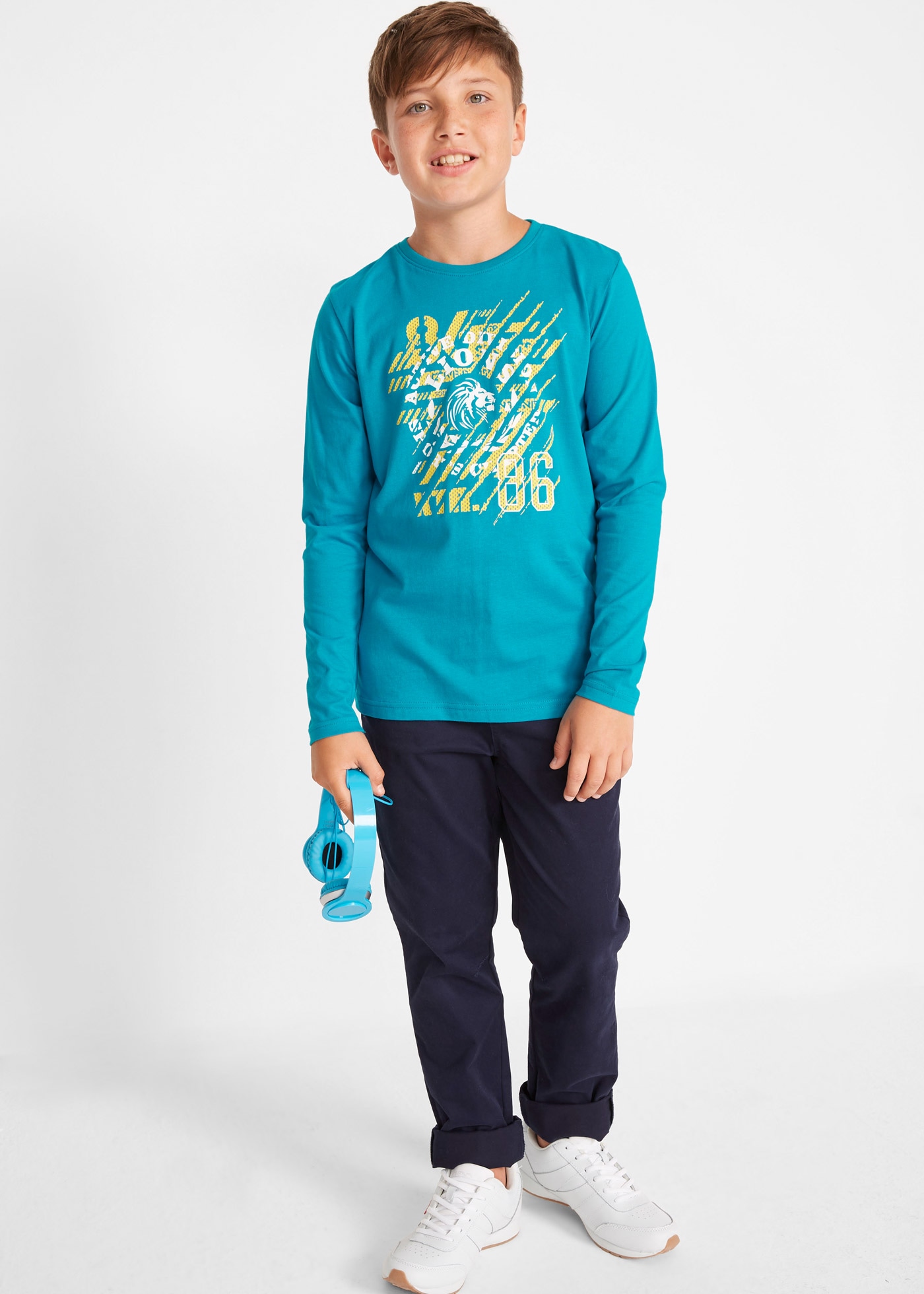 bonprix Langarmshirt, 2er Packung
