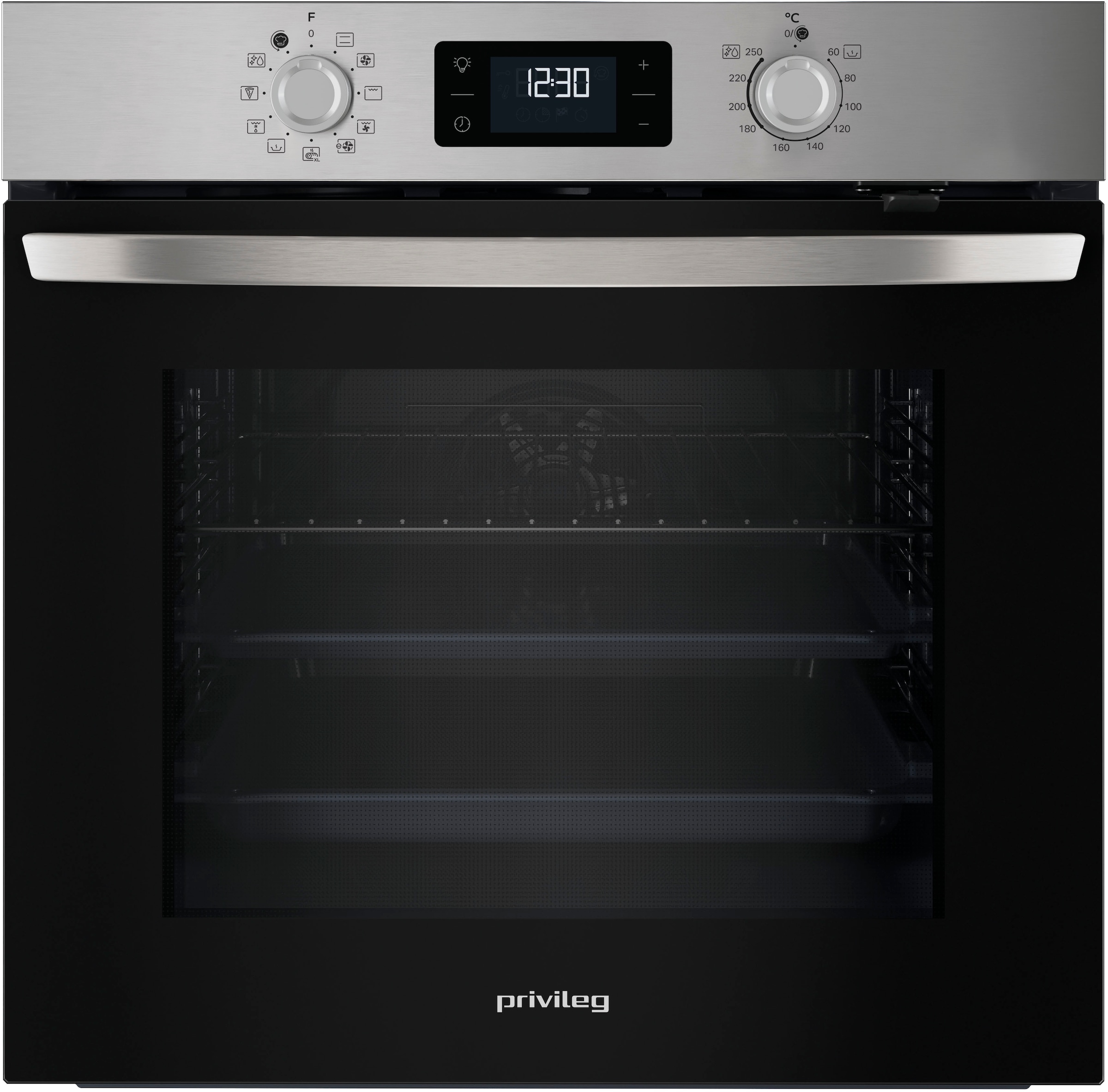 Privileg Backofen-Set Materia »PBA285HR0I« Hydrolyse Set, 2 Stk. tlg. ECO Heißluft - saftigen Braten durch gleichmäßige Luftverteilung