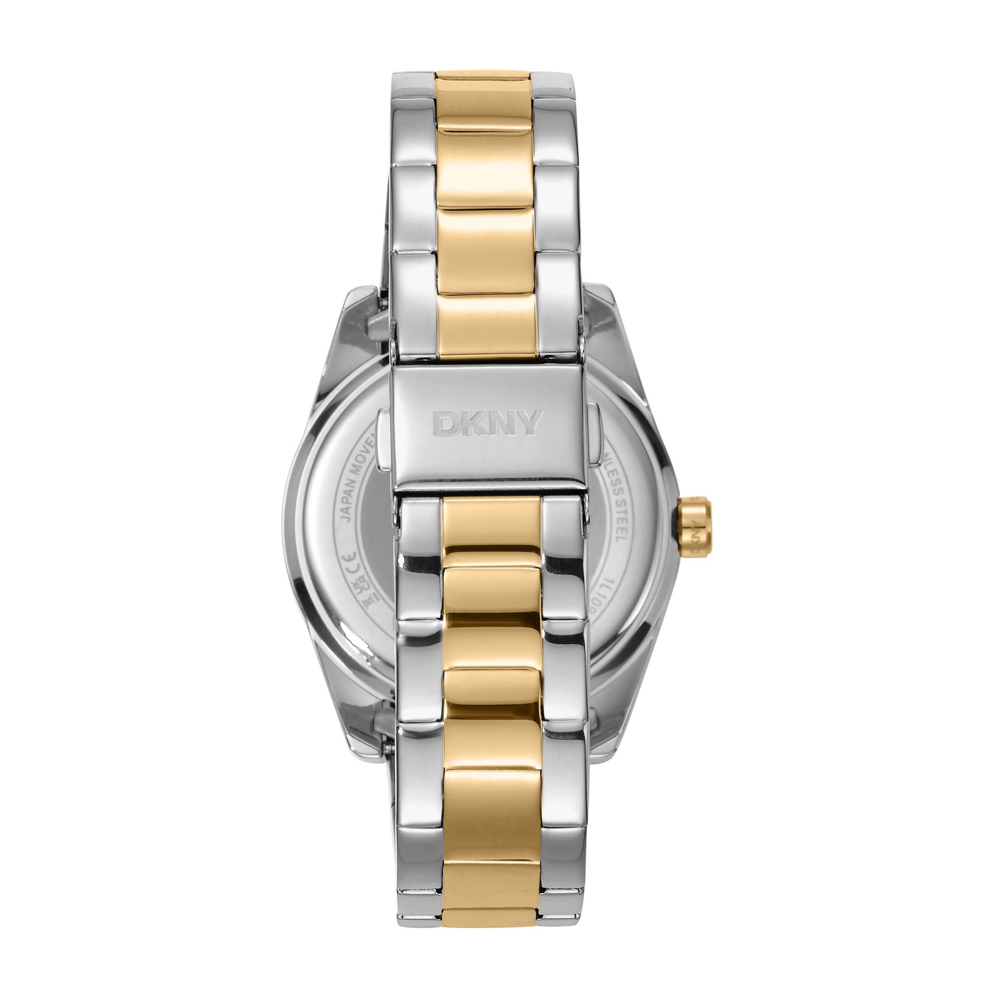 DKNY Quarzuhr »Mulit Function Watch twotone« Armbanduhr, Damenuhr, Edelstahlarmband, analog, Tag