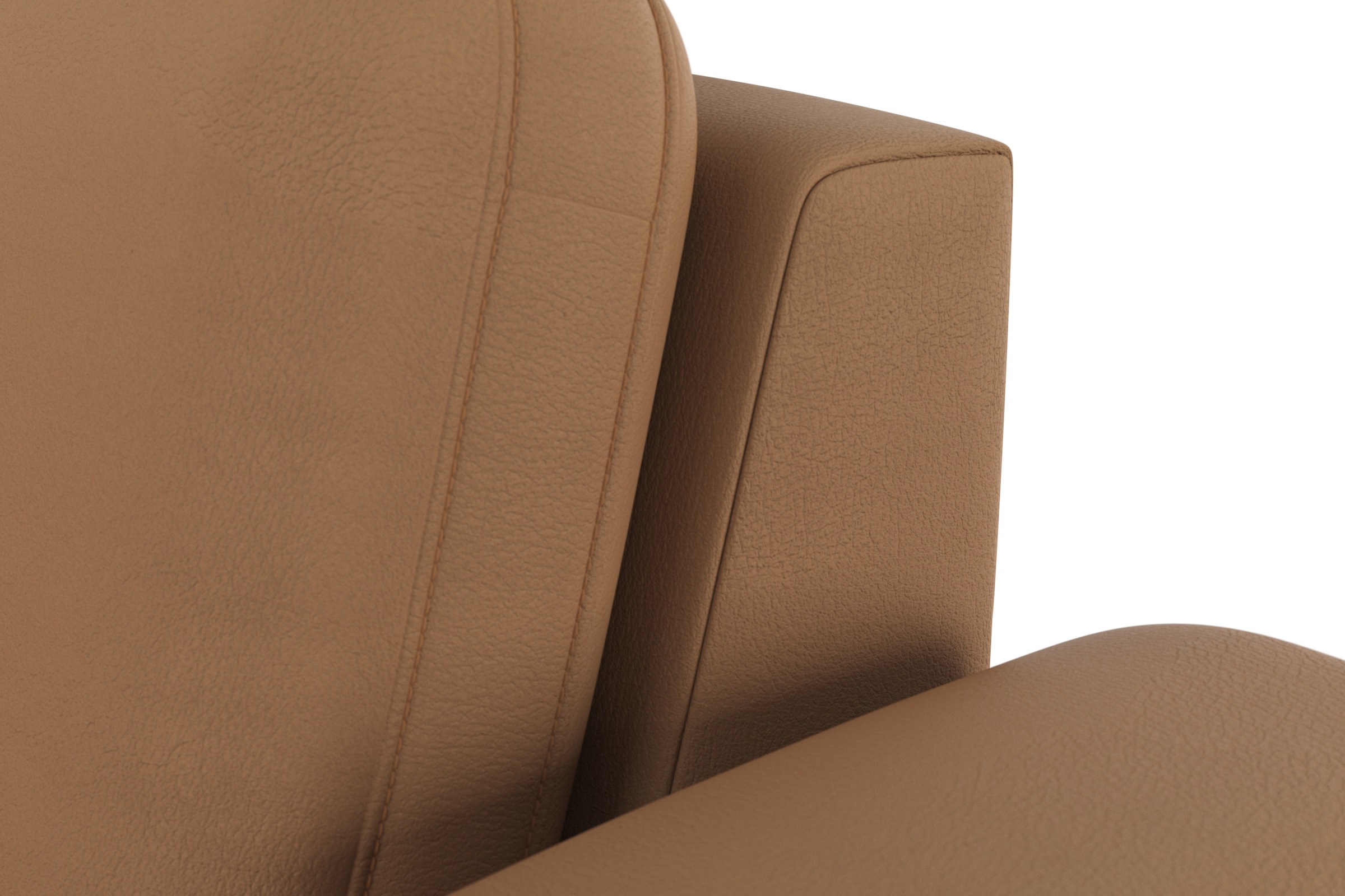 sit&more Ecksofa »Bendigo L-Form«, inklusive Sitztiefenverstellung, Bodenfreiheit 15 cm, 2 Fußfarben