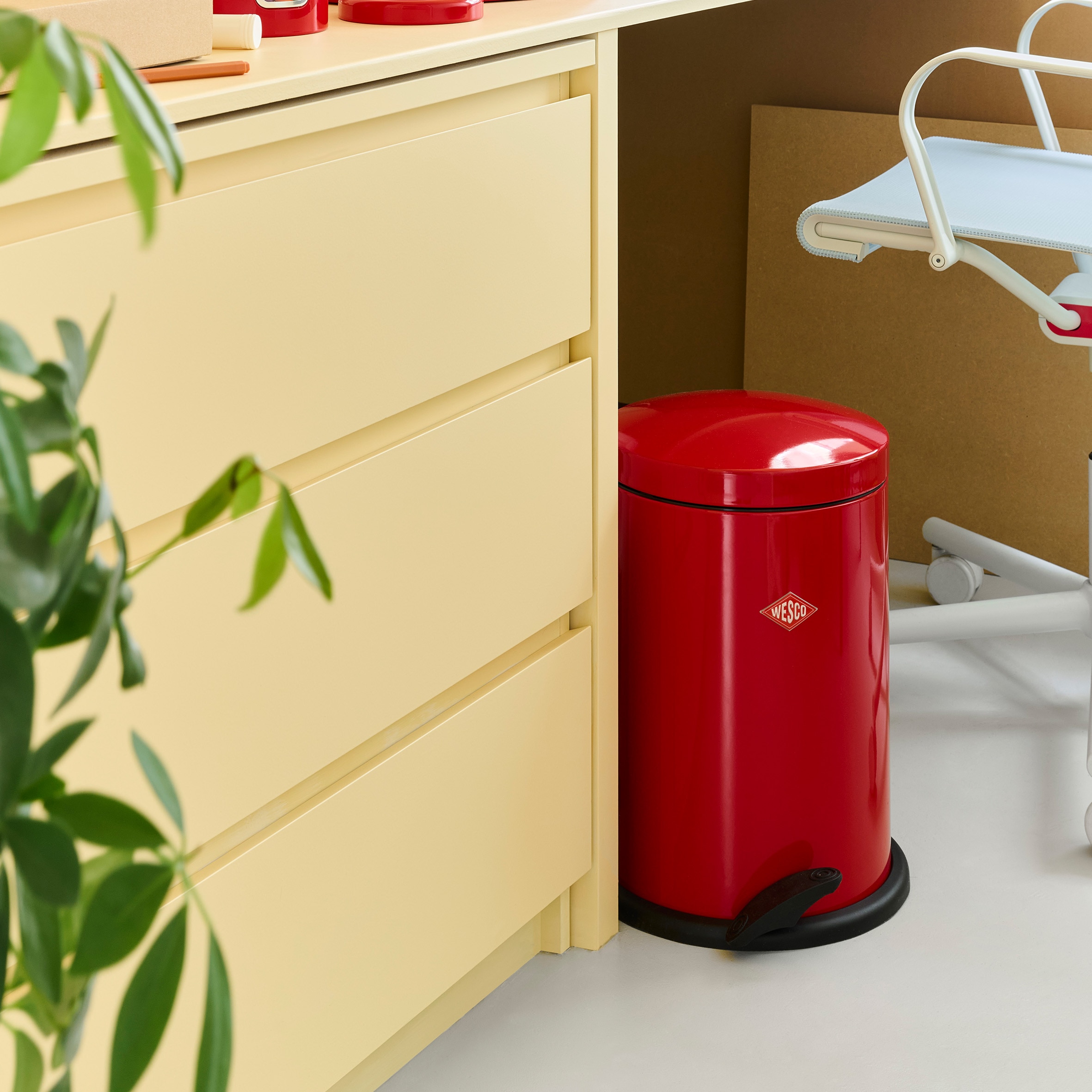 WESCO Mülleimer »116 Alpha«, 1 Behälter, Tretabfallsammler, 13 Liter