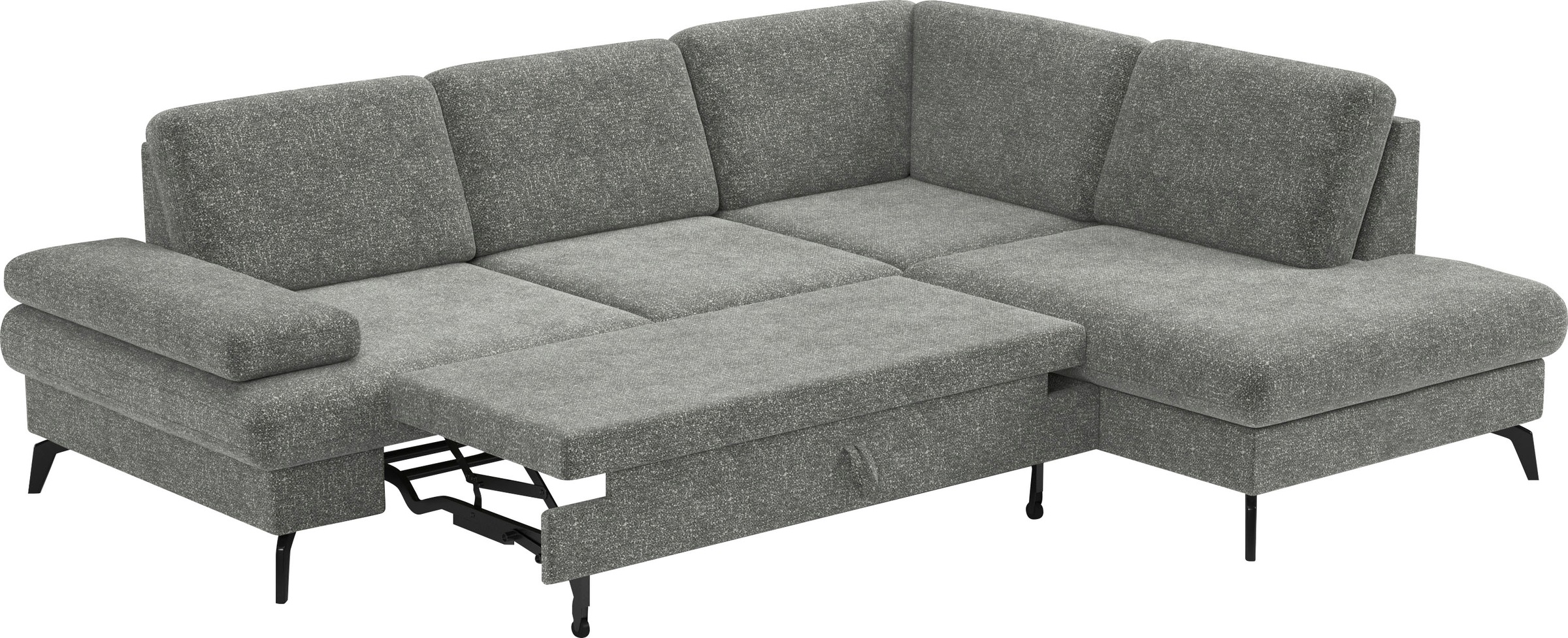 sit&more Ecksofa »Morris L-Form, inkl. Sitztiefenverstellung«, wahlweise mit Armteilverstellung, Bettfunktion & Bettkasten