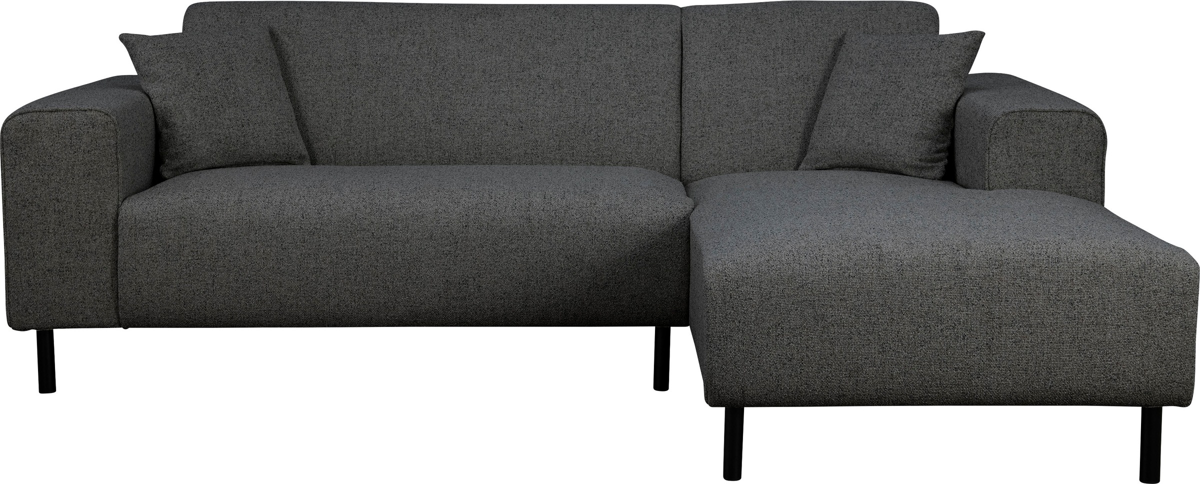 Home affaire Ecksofa »ARROS L-Form mit Wellenunterfederung, Maße B/T/H: 235/163/81 cm«, incl. Zierkissen, mit Recamiere rechts/links bestellbar, auch in Cord