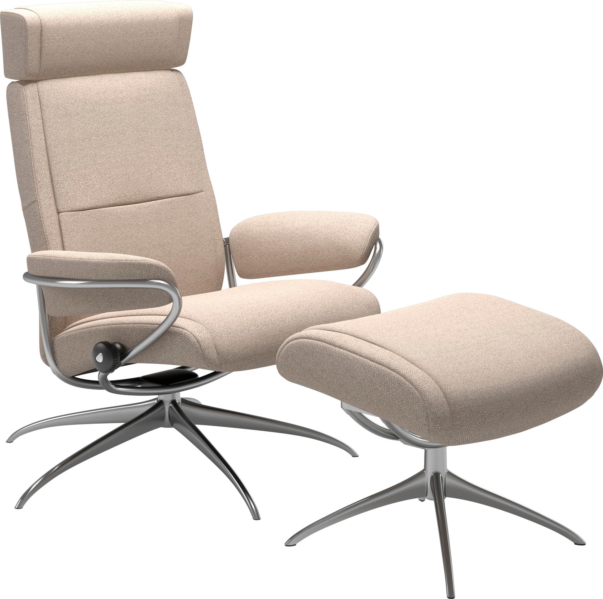 Stressless® Relaxsessel »Paris«, (Set, Relaxsessel mit Hocker), mit Hocker, günstig online kaufen