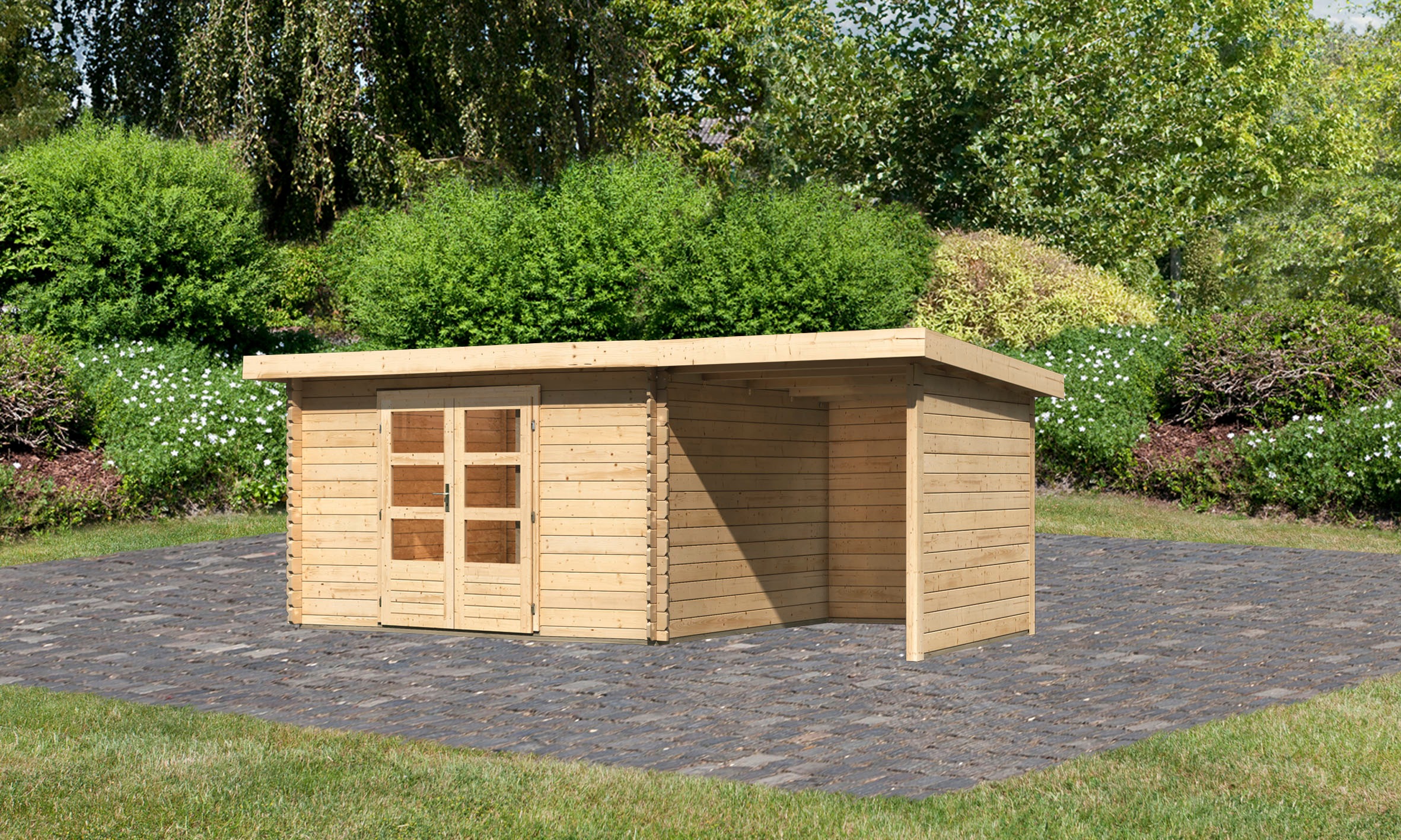 Karibu Gartenhaus »Bastrup 7«, (Set)
