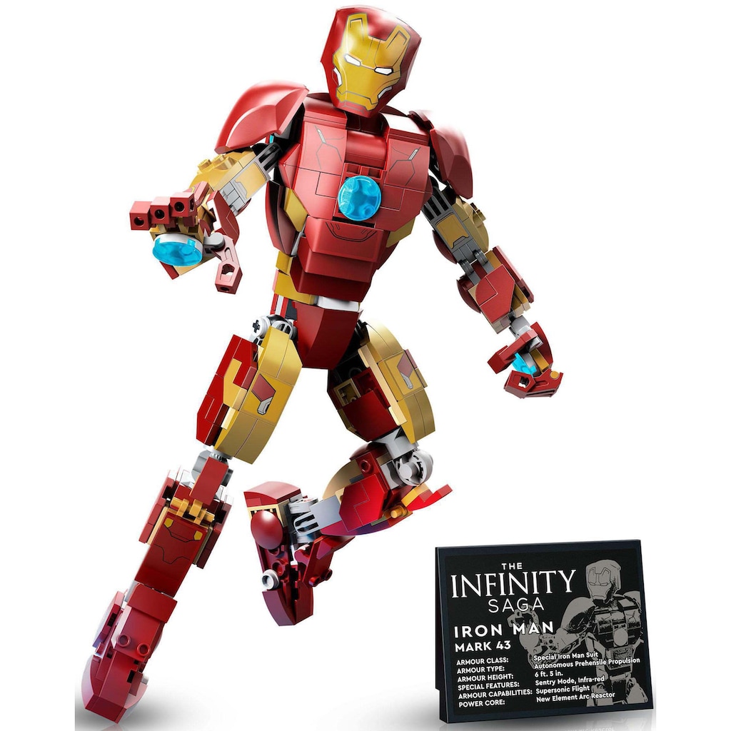 LEGO® Konstruktionsspielsteine »Iron Man Figur (76206), LEGO® Marvel«, (381 St.)