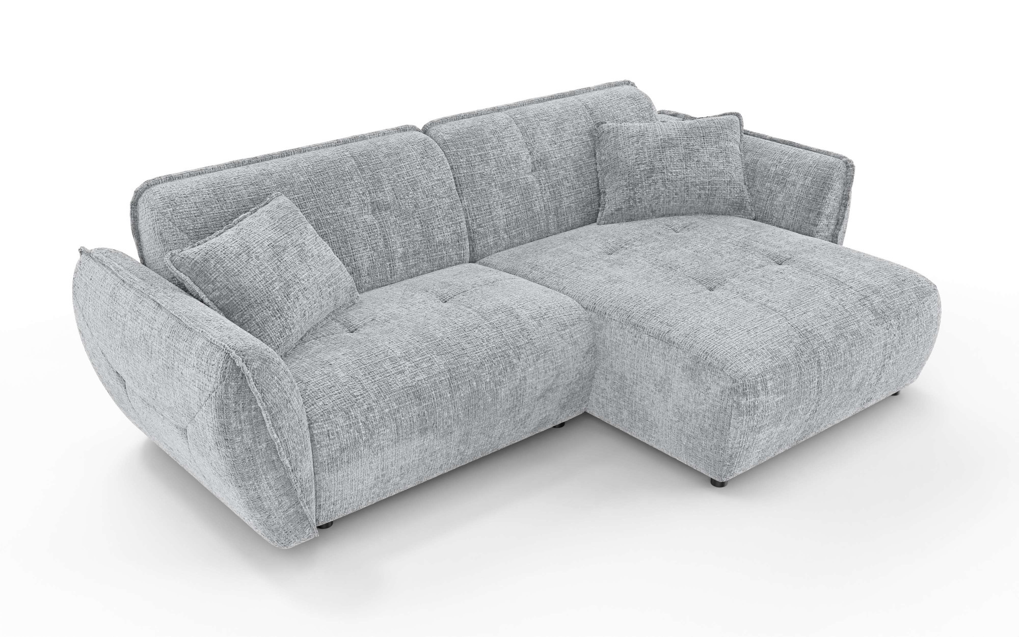 Home affaire Ecksofa »MIRELDA L-Form mit Steppungen, Recamiere rechts/links günstig online kaufen