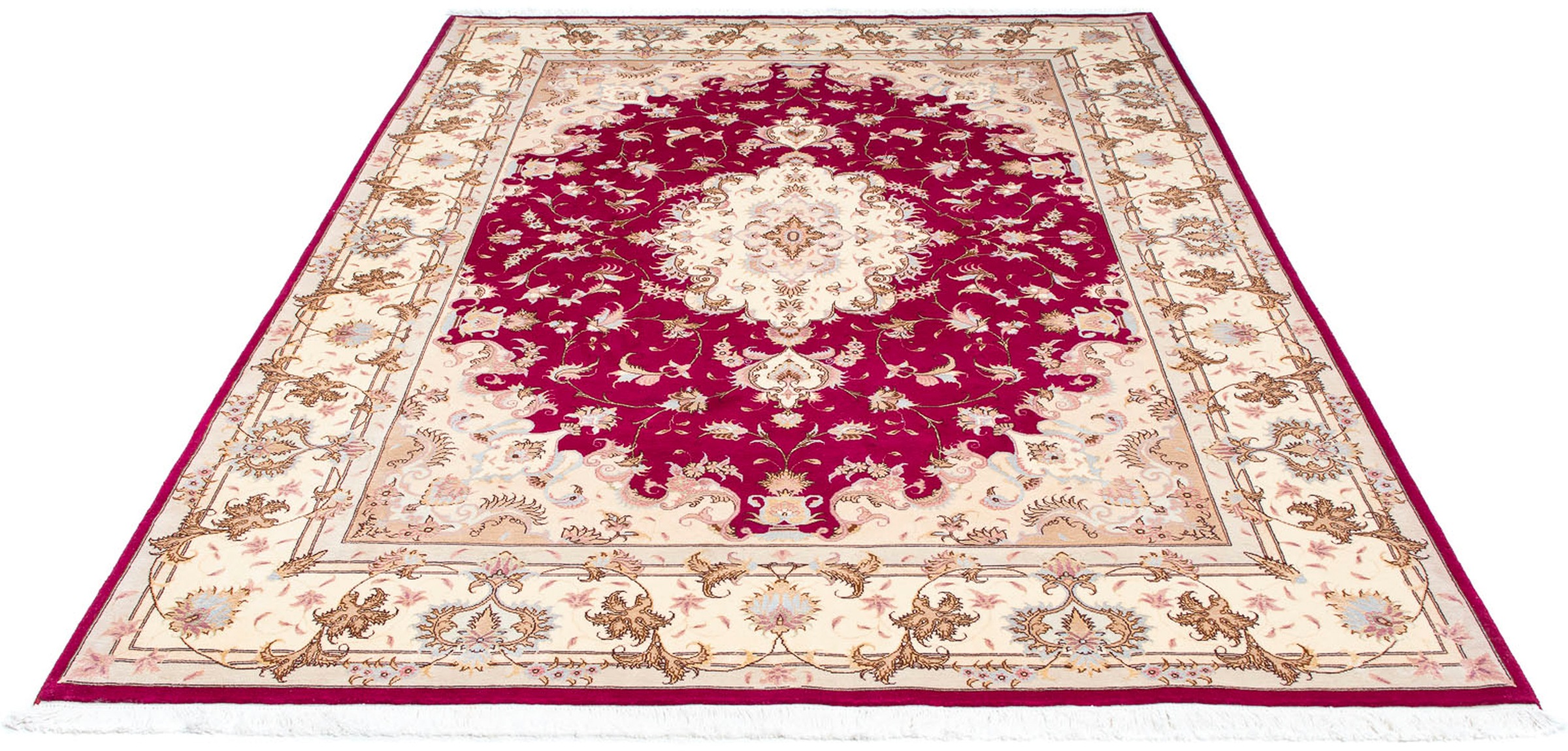 morgenland Orientteppich »Perser - Täbriz - Royal - 242 x 168 cm - rot«, re günstig online kaufen