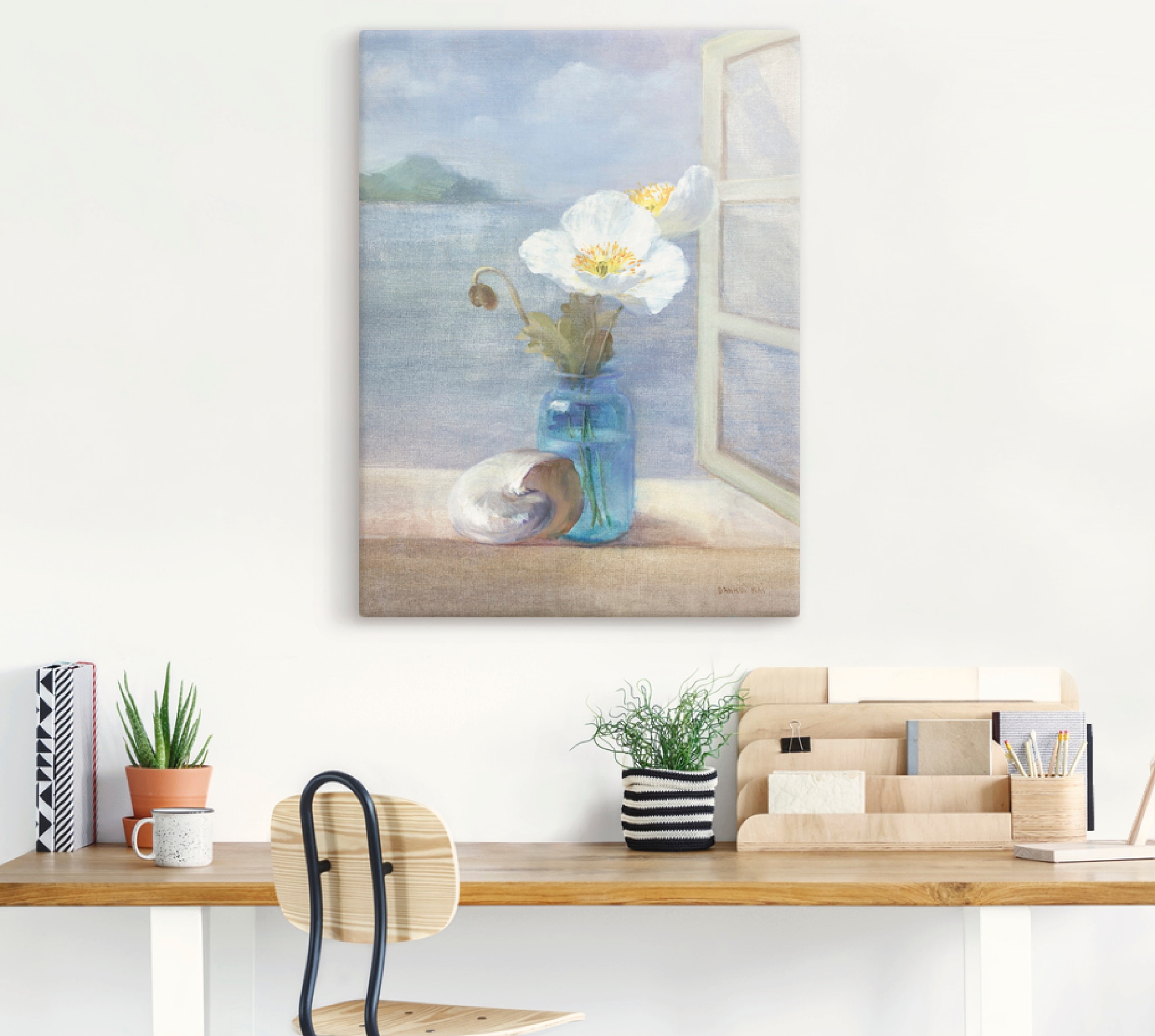 Artland Wandbild "Küsten Blumen II", Arrangements, (1 St.), als Leinwandbil günstig online kaufen