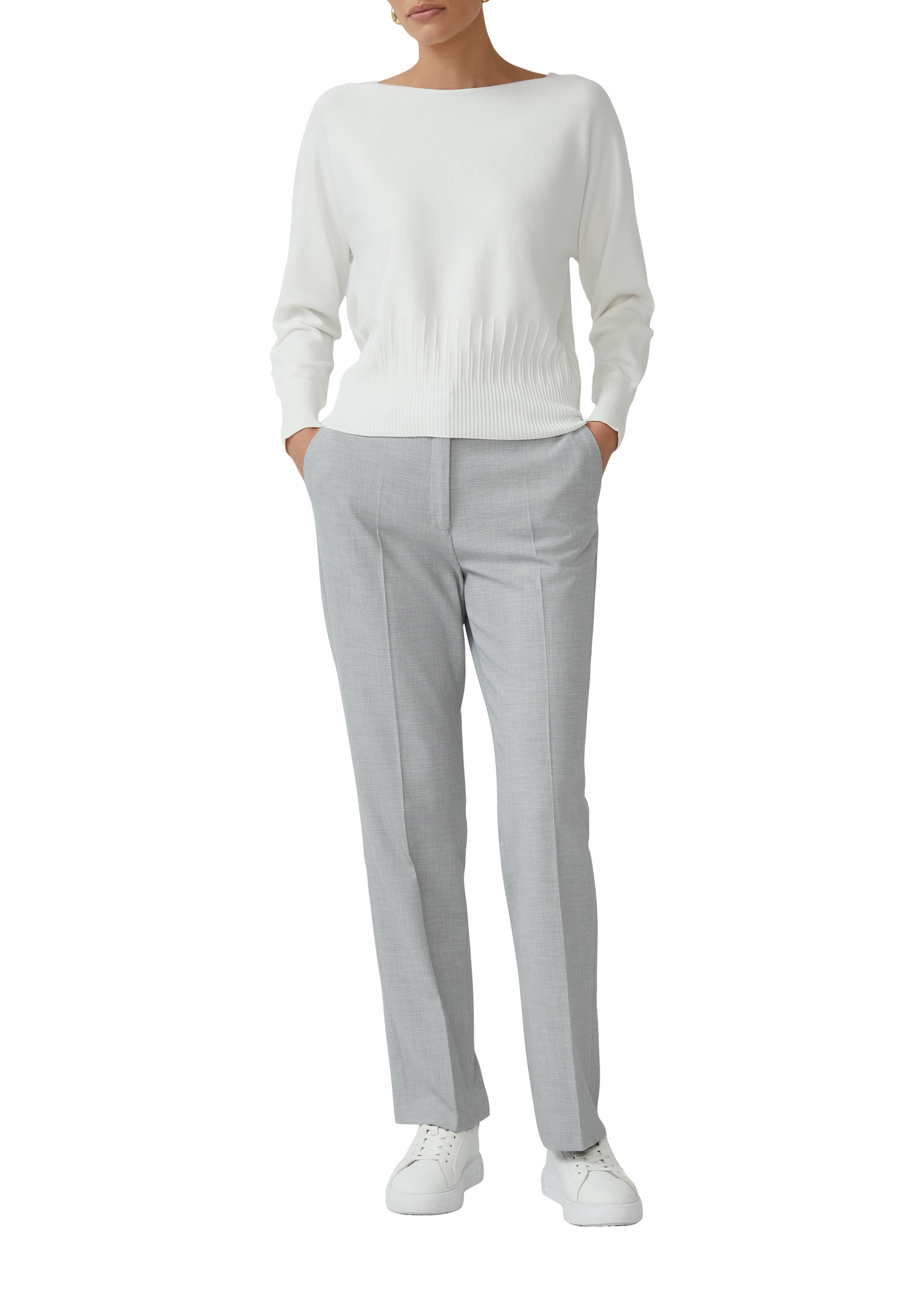 s.Oliver BLACK LABEL Strickpullover, mit Fledermausärmeln
