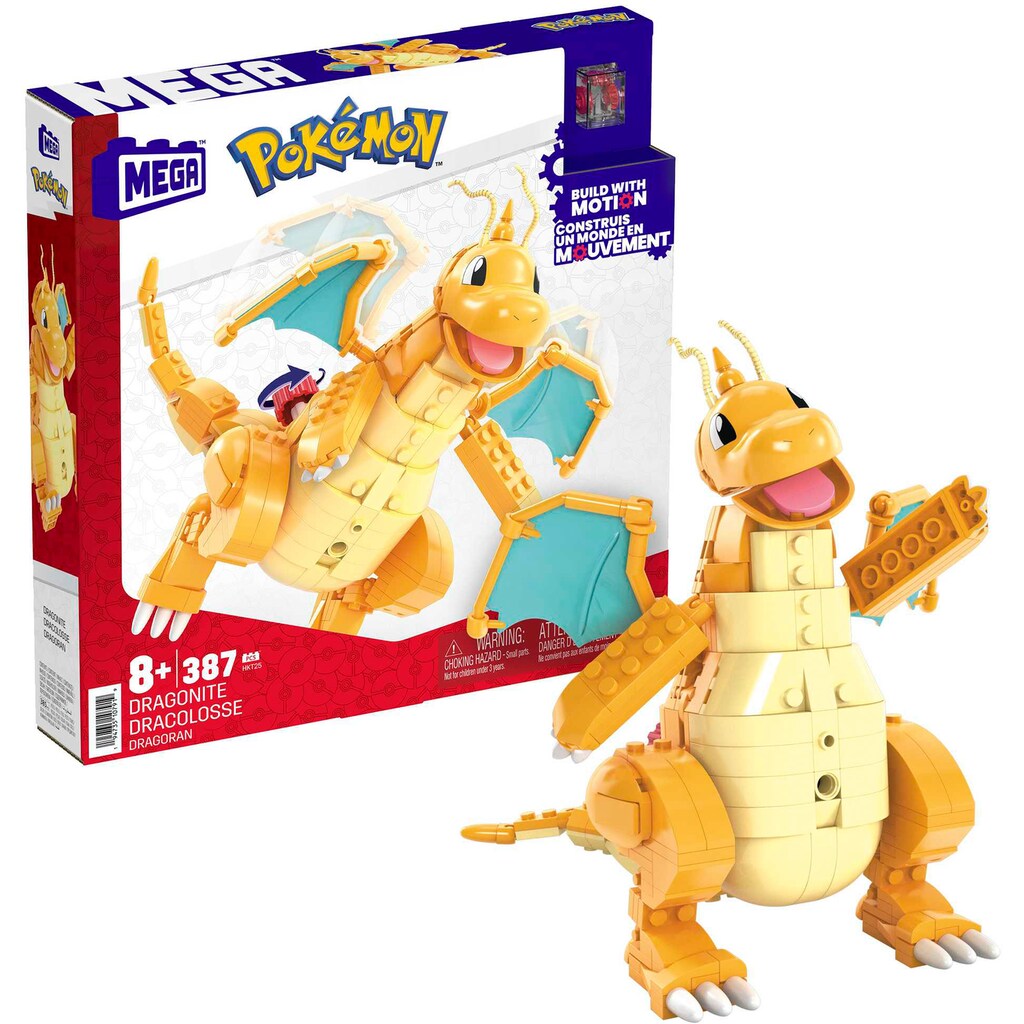 MEGA Spielbausteine »MEGA Pokémon, Dragonite«, (387 St.)