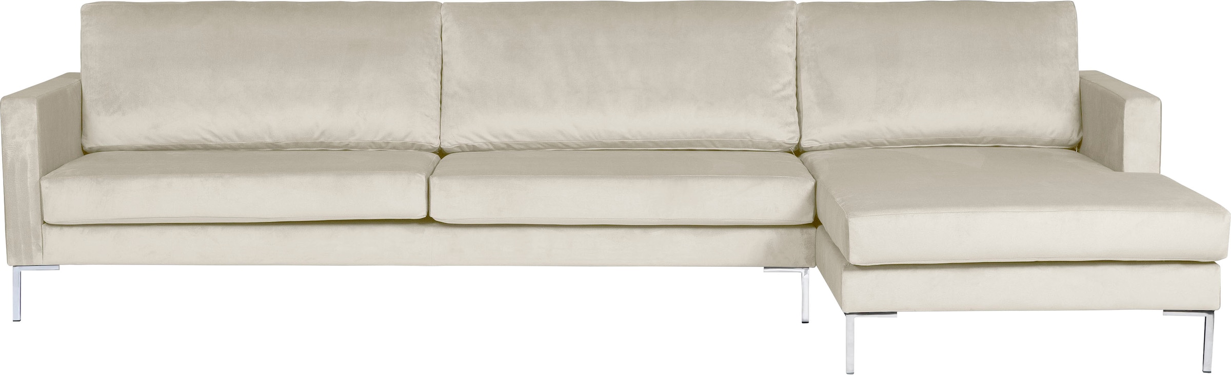 Alte Gerberei Ecksofa »Velina«, mit Metall-Winkelfüßen, Breite 294 cm  online kaufen | Ecksofas