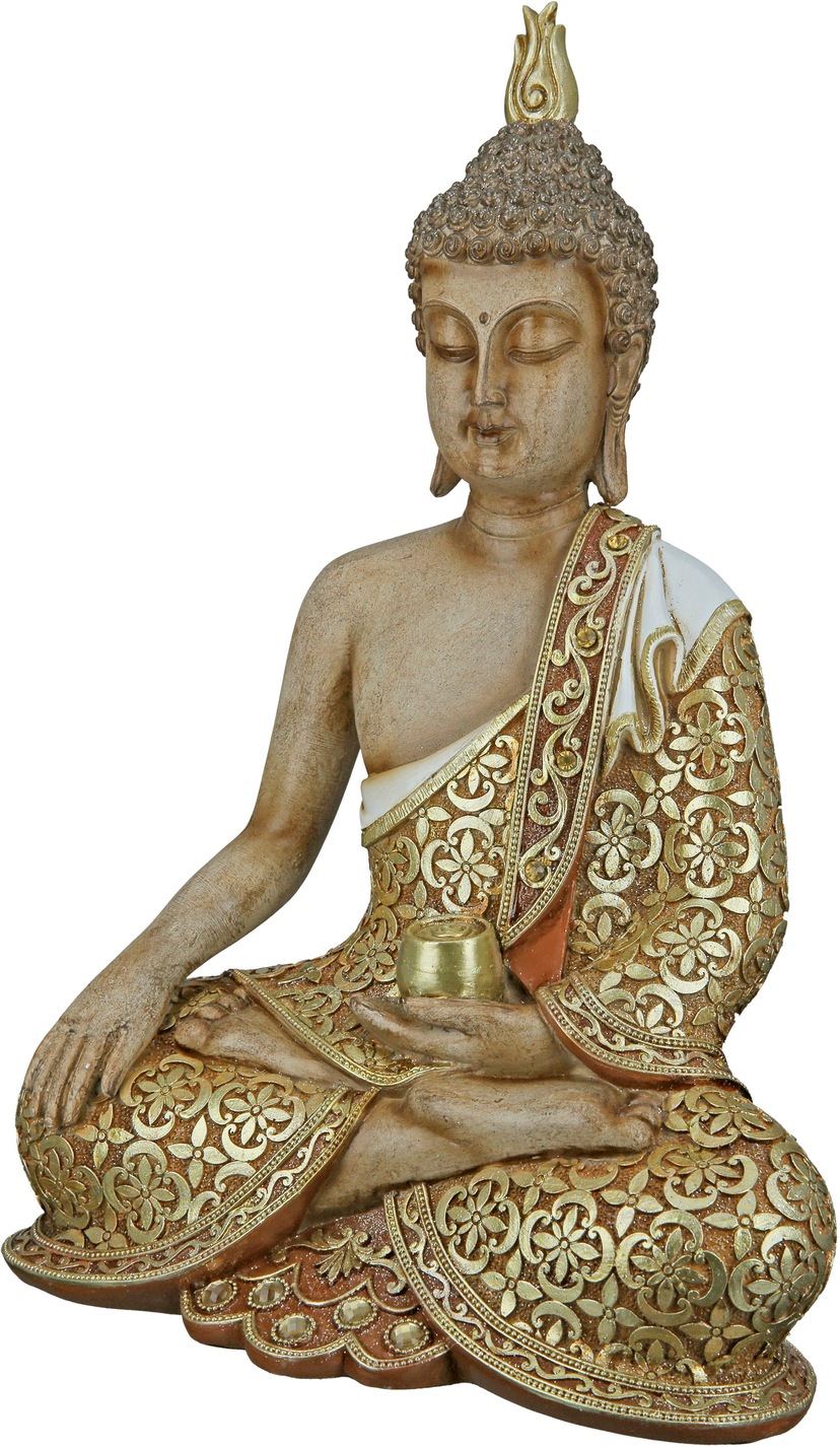 I.GE.A. Buddhafigur »Polyresin«, 2er auf kaufen Raten Set