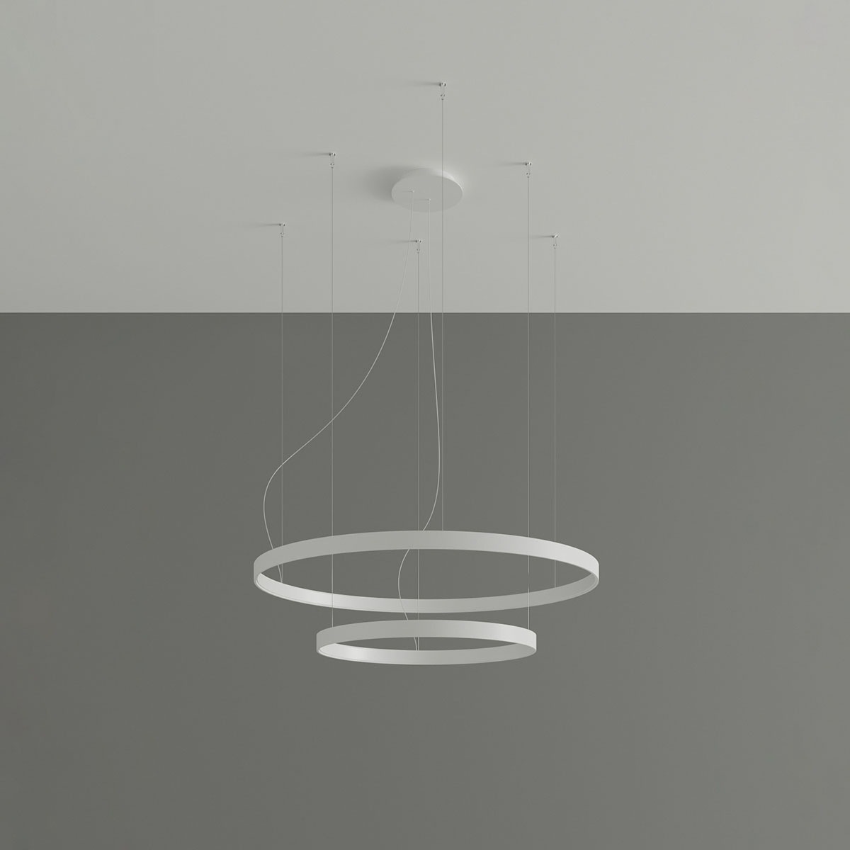 SOLLUX lighting Kronleuchter »RIO«, 1 flammig, Leuchtmittel LED-Modul | LED fest integriert, Verteiltes Licht