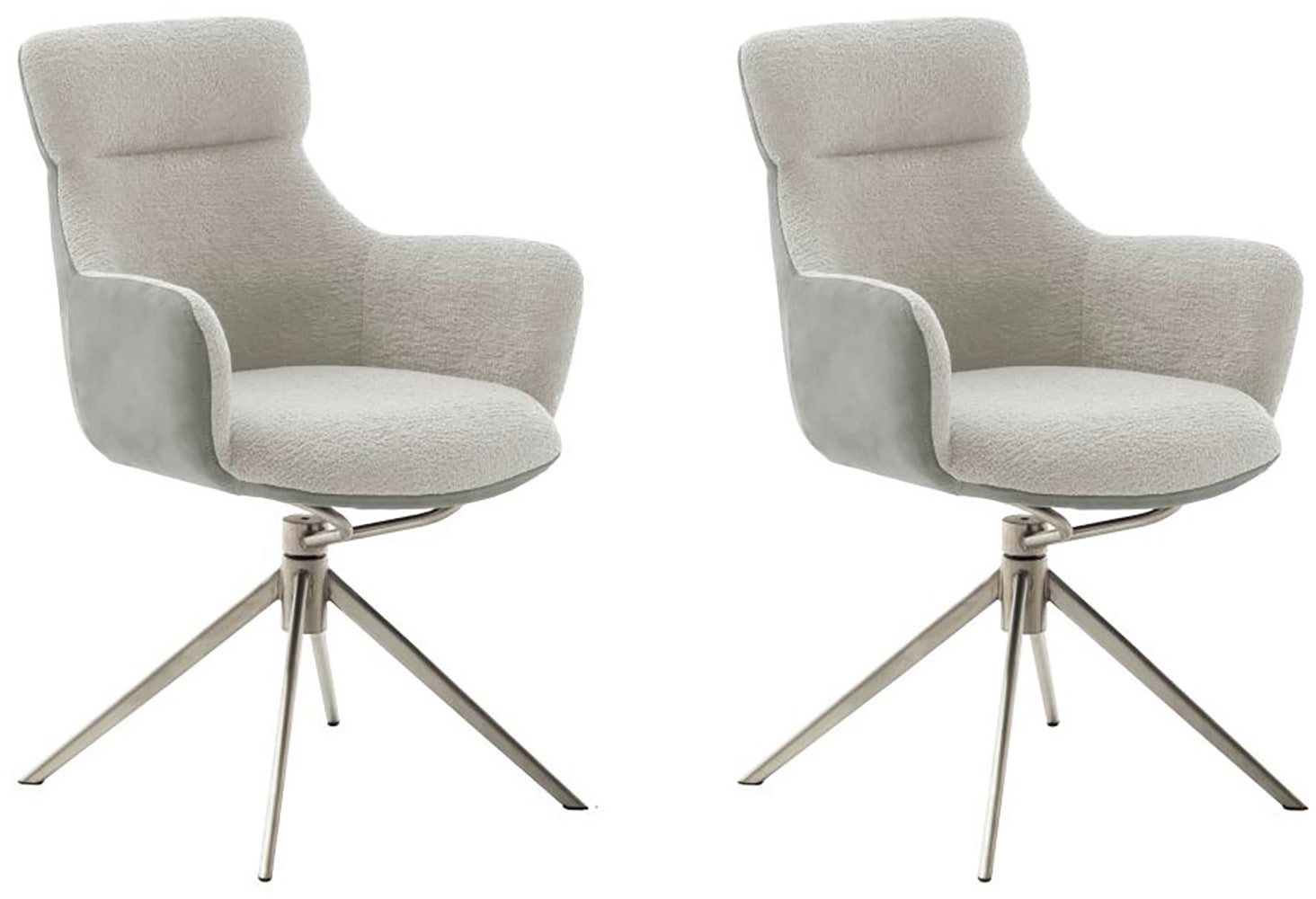 MCA furniture Esszimmerstuhl, Feingewebe, (2er-Set), drehbar 360°, Dreh- & günstig online kaufen