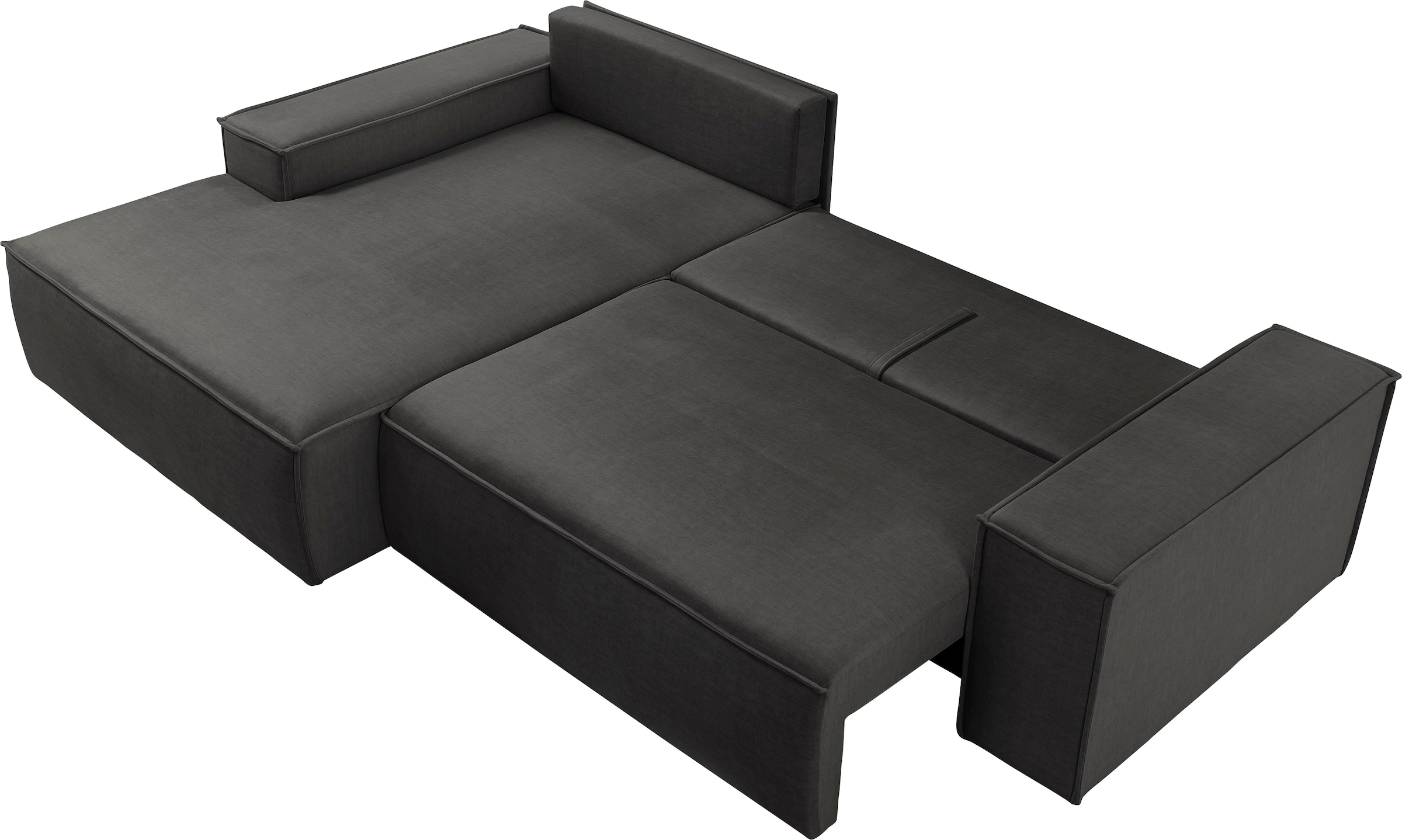 Ecksofa SHERWOOD Schlafsofa, mit Bettkasten, Cord-Bezug