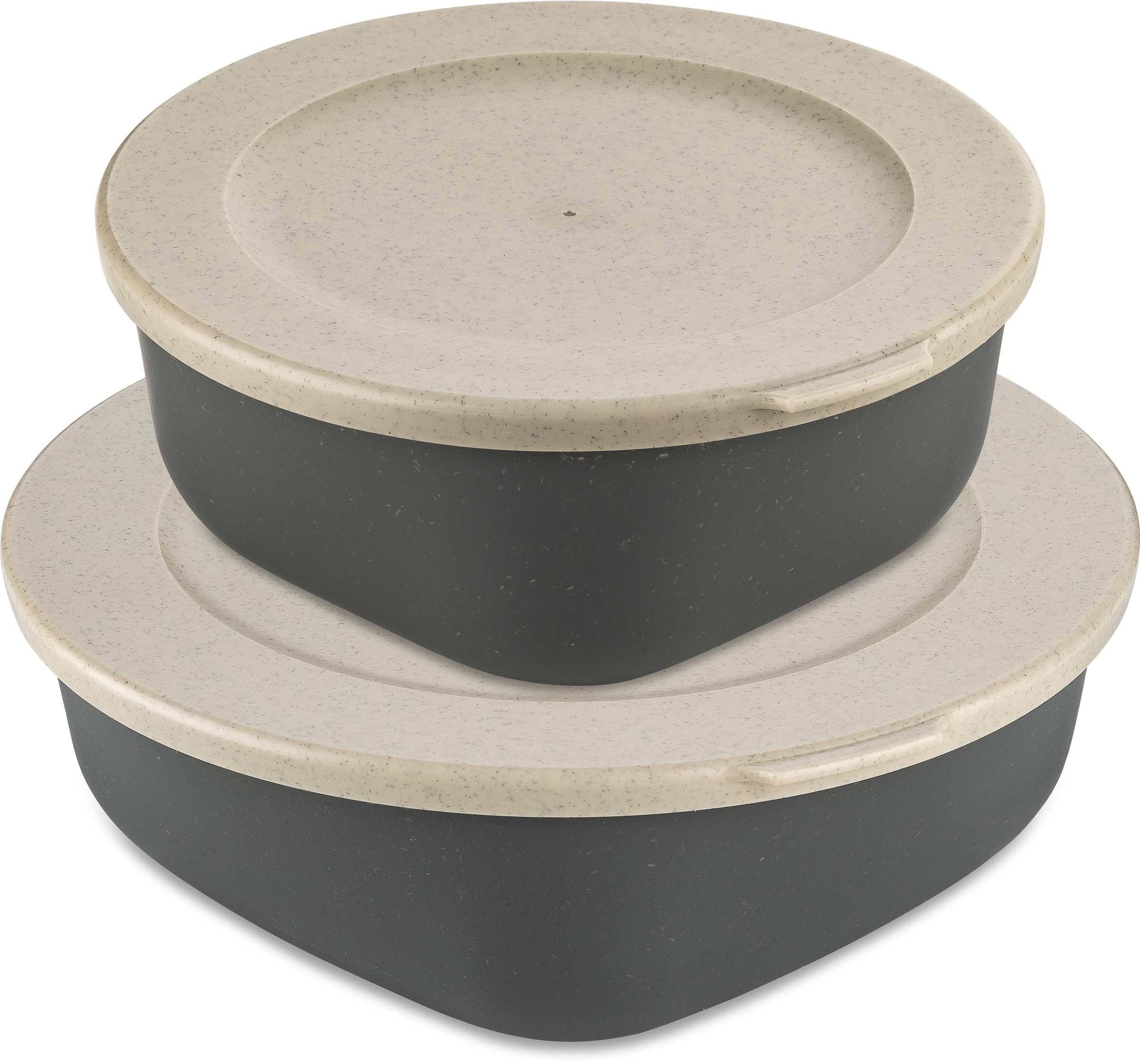 KOZIOL Frischhaltedose »CONNECT BOX SET KOPENHAGEN« Set, 2er-Set, 2 Stk. tlg. spülmaschinengeeignet+Mikrowellen-, melaminfrei, 0, 7, 1, 3 Liter...