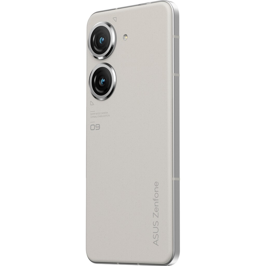 Asus Smartphone »Zenfone 9«, Moonlight White, 15,04 cm/5,92 Zoll, 256 GB Speicherplatz, 50 MP Kamera