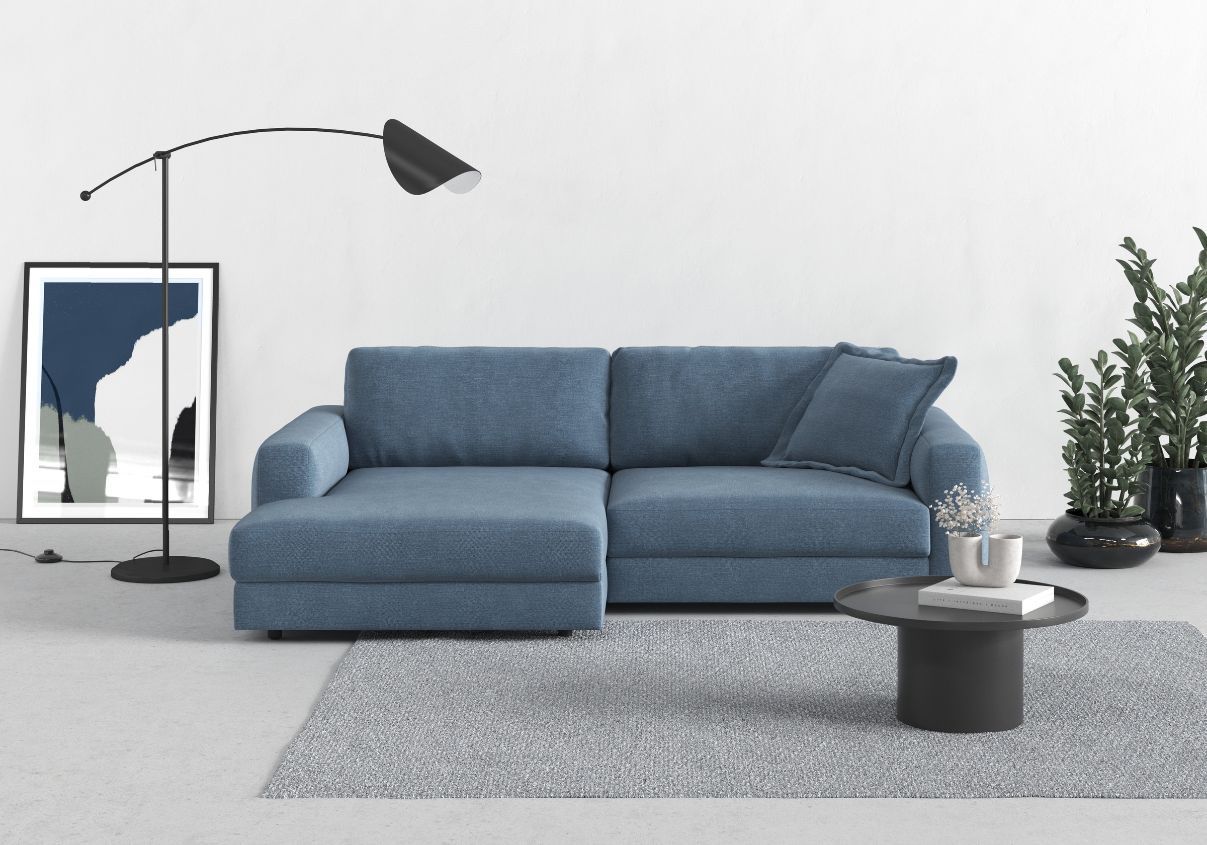 TRENDMANUFAKTUR Ecksofa »Bourbon, Designsofa mit tollem Sitzkomfort, L-Form günstig online kaufen