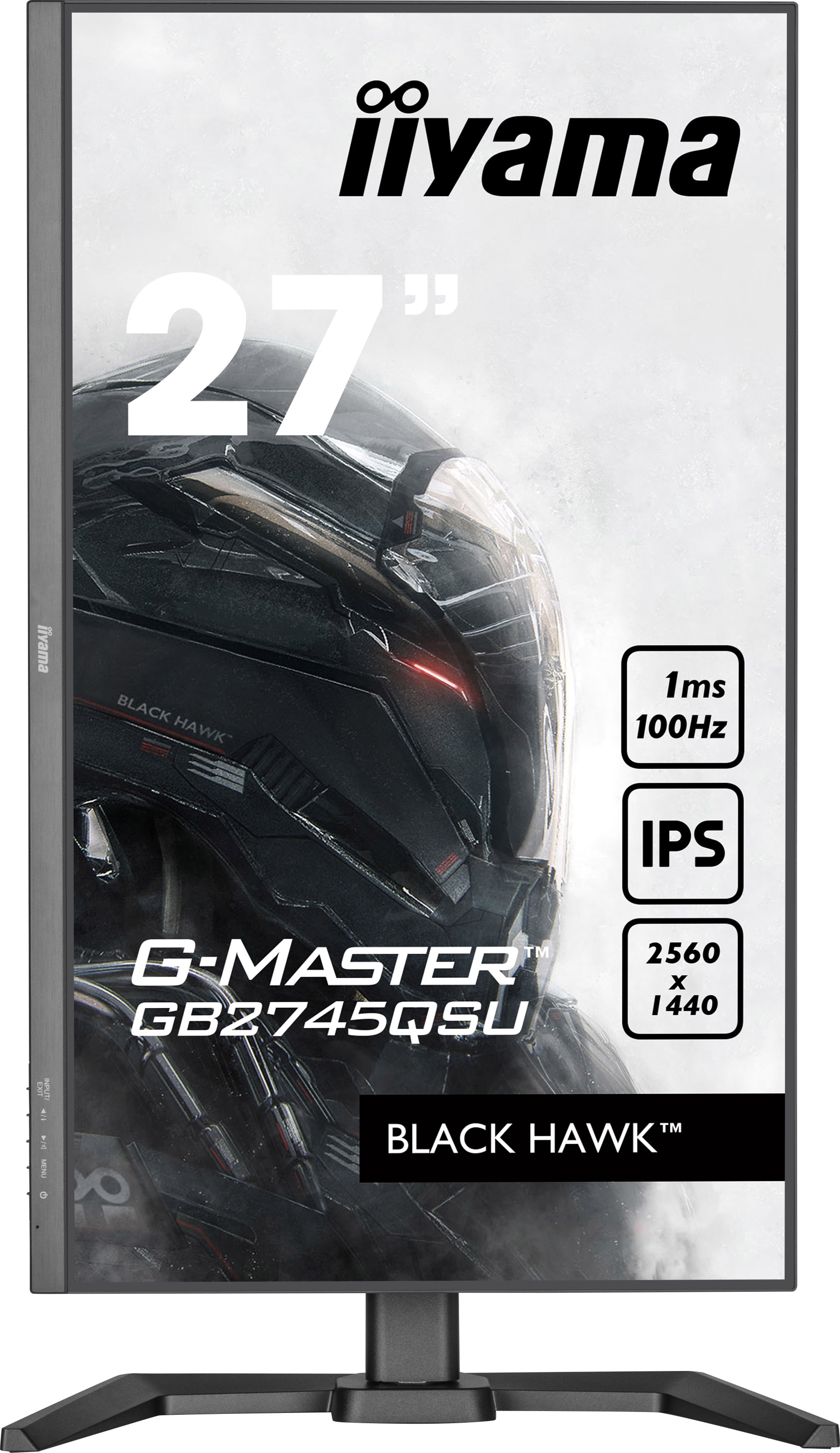 Iiyama Gaming-Monitor »G2745QSU«, 68,5 cm/27 Zoll, 2560 x 1440 px, WQHD, 1 ms Reaktionszeit, 100 Hz