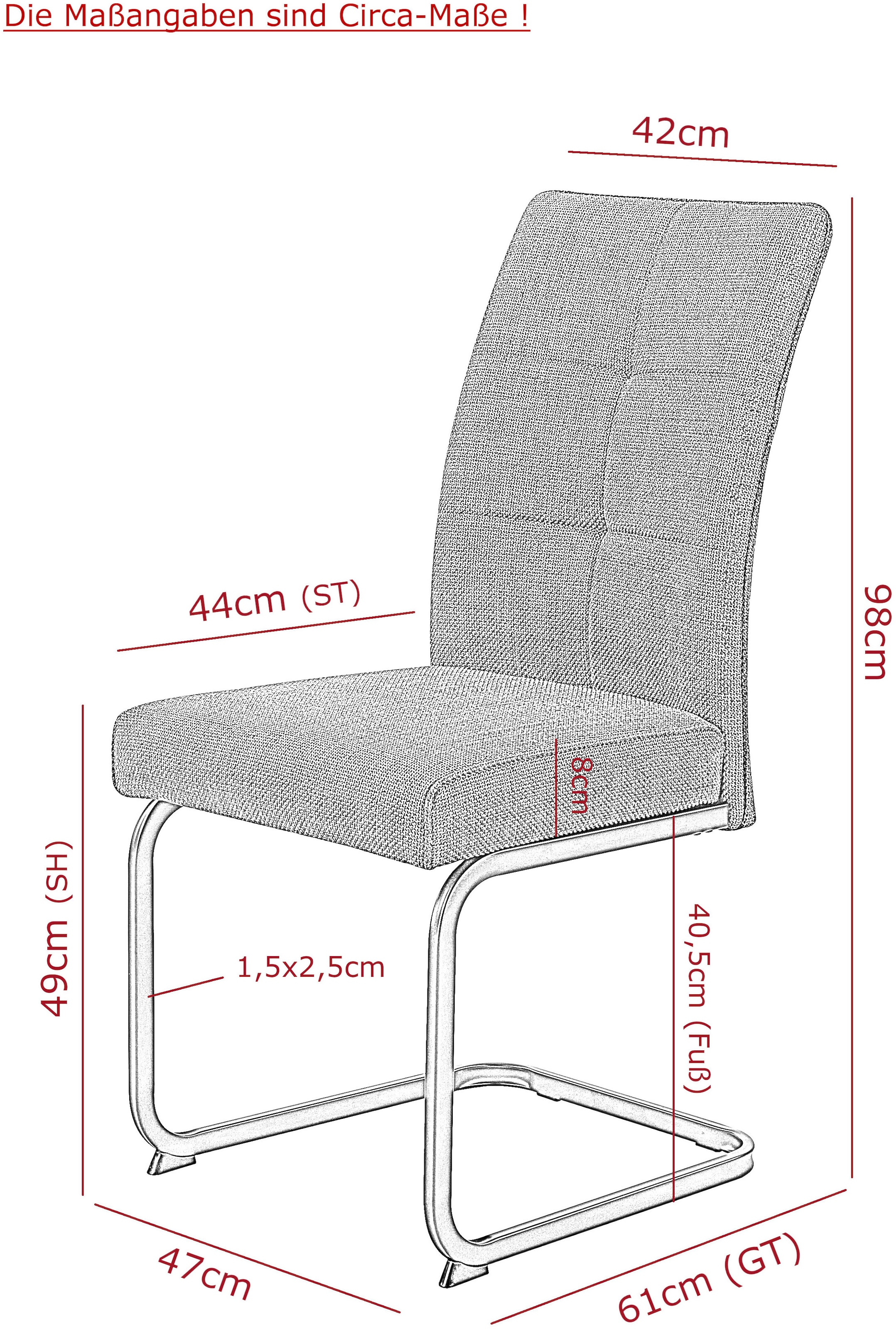 HELA Freischwinger »MALTA« (Set) 4 Stk.