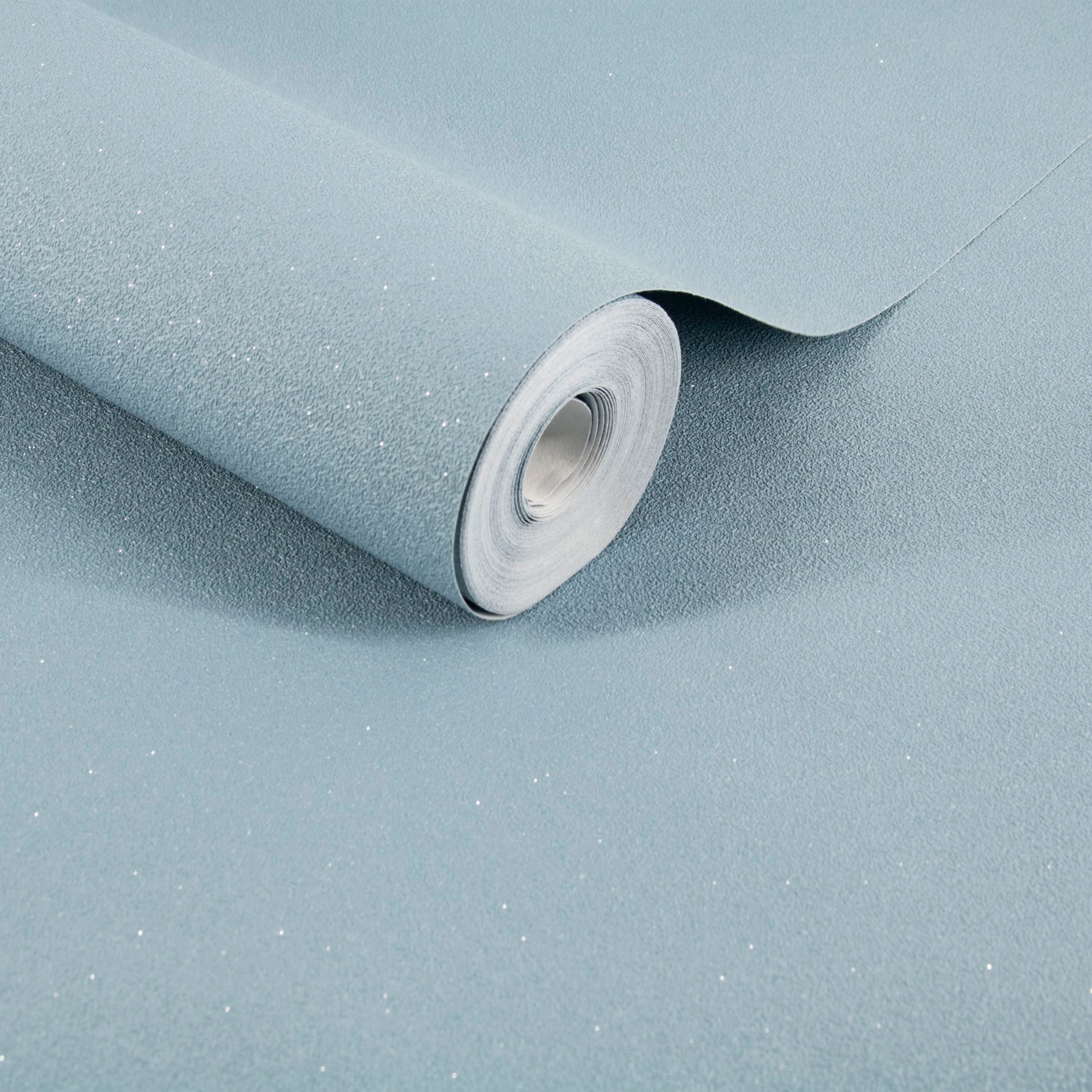 WOW Vliestapete »Basic Glitzer« Glitzermuster geprägt Blau - 1005x52 cm