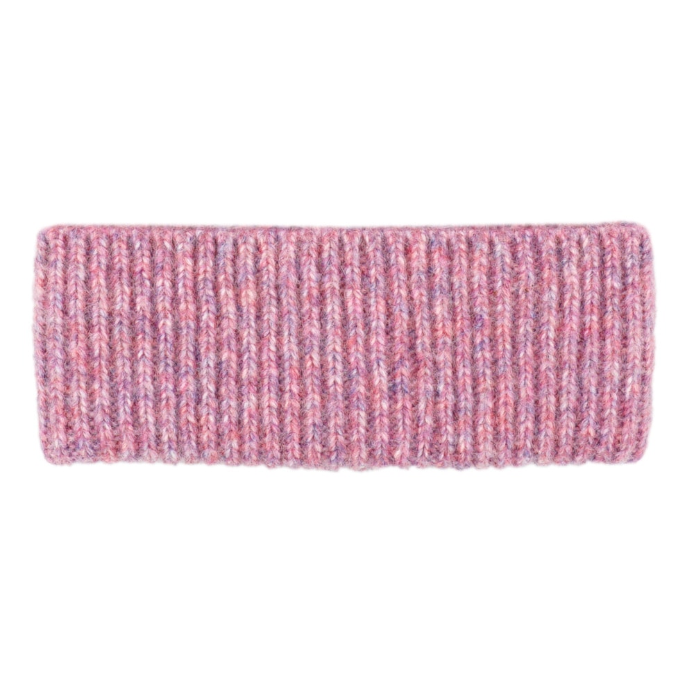 CAPO Stirnband Melange-Optik, Rippenstrick, Wollanteil