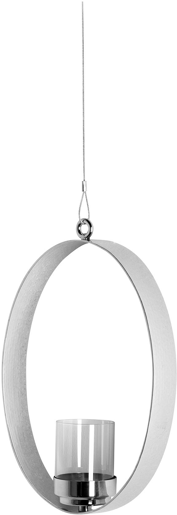 Fink Hängewindlicht »SABINA« Kerzenhalter aus Edelstahl und Glas günstig online kaufen