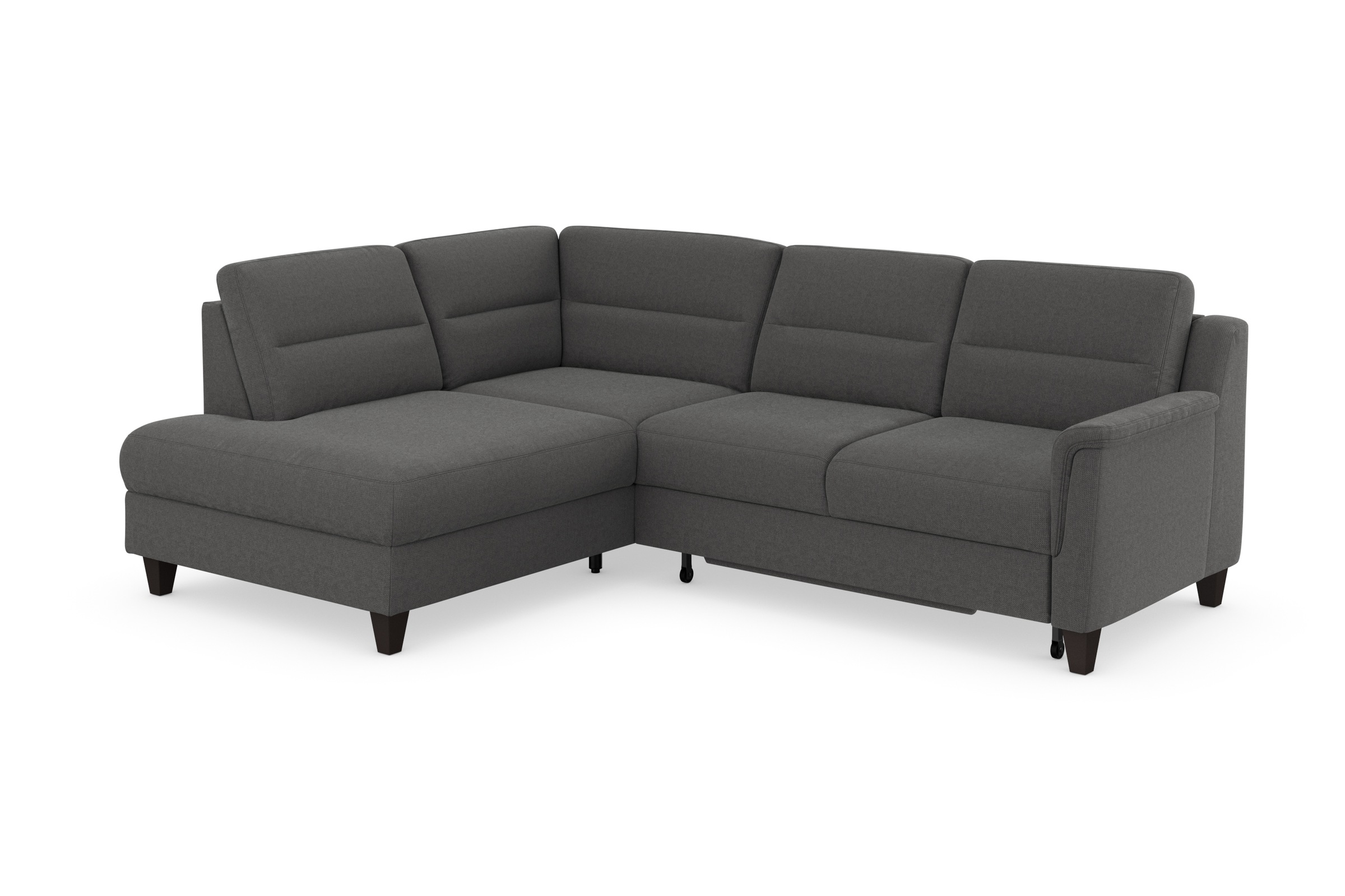 sit&more Ecksofa »Farö L-Form«, inklusive Federkern, wahlweise mit Bettfunktion und Bettkasten