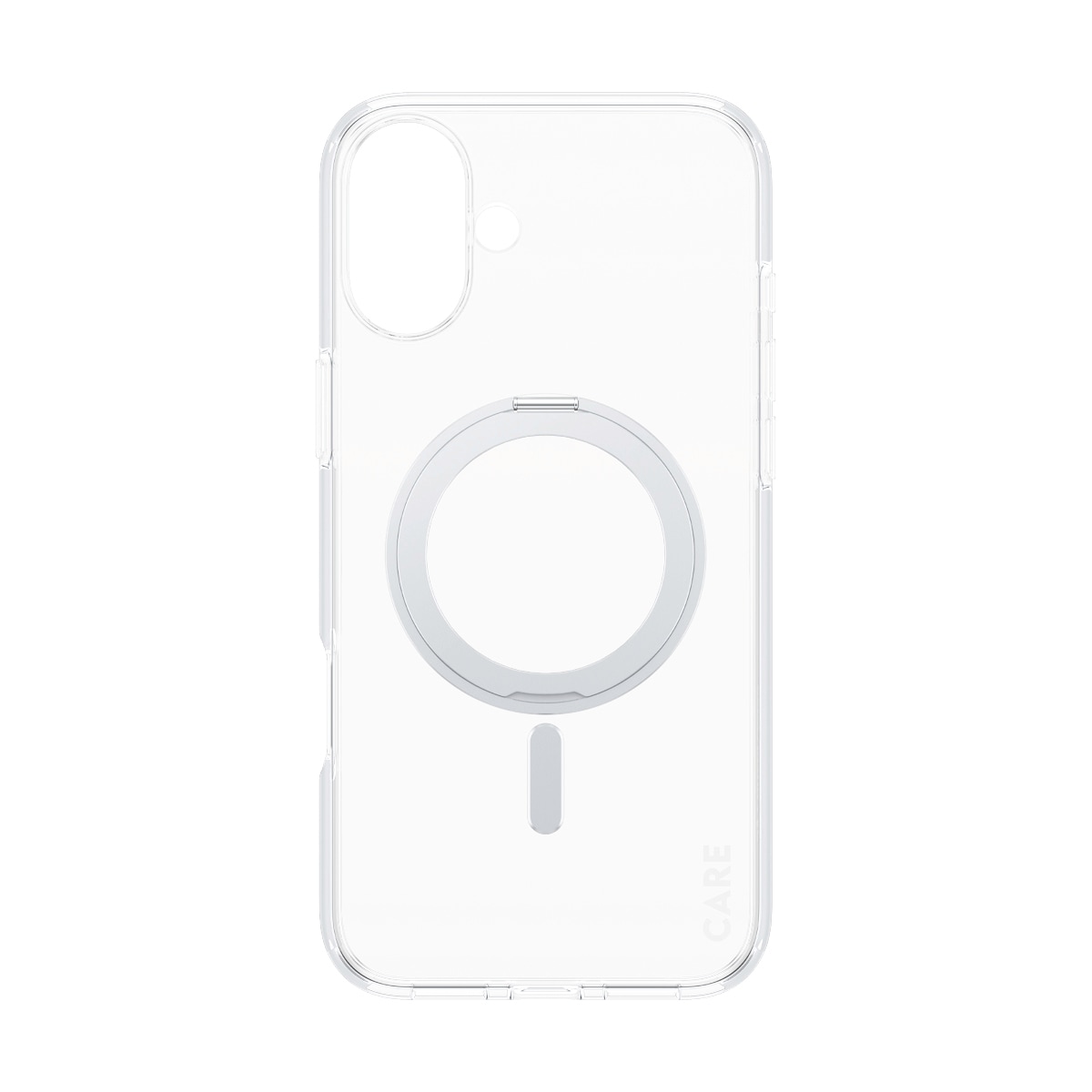 CARE by PanzerGlass Displayschutzglas »3-in-1 Protection, Ceramic Glass, Kickstand Case, Lens Cover«, für Apple iPhone 16 Plus, Displayschutzfolie, Schutzfolie, Bildschirmschutz, kratz- & stoßfest