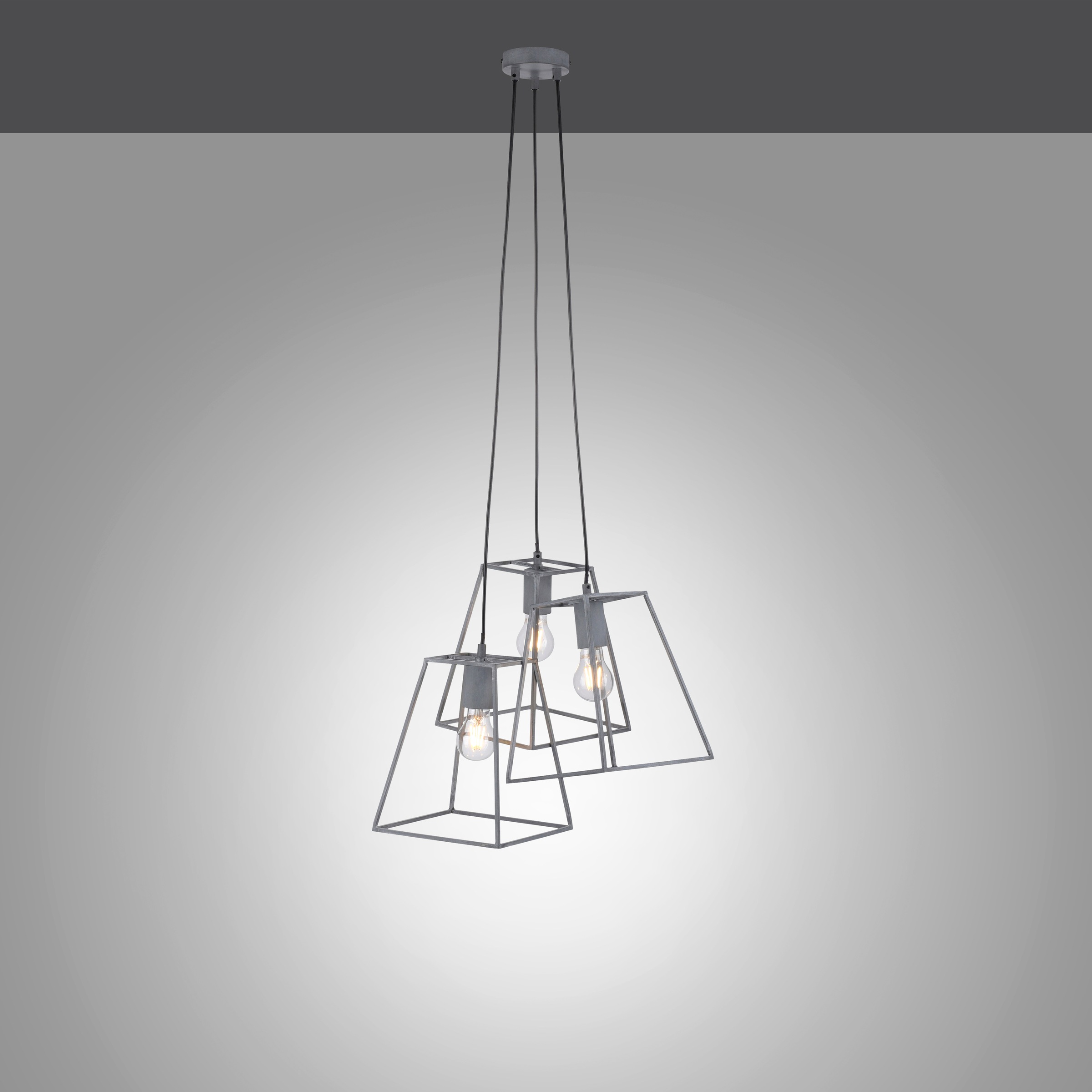JUST LIGHT Pendelleuchte »PELETTON« E27 1 Stk. ExklusiveE27 günstig online kaufen