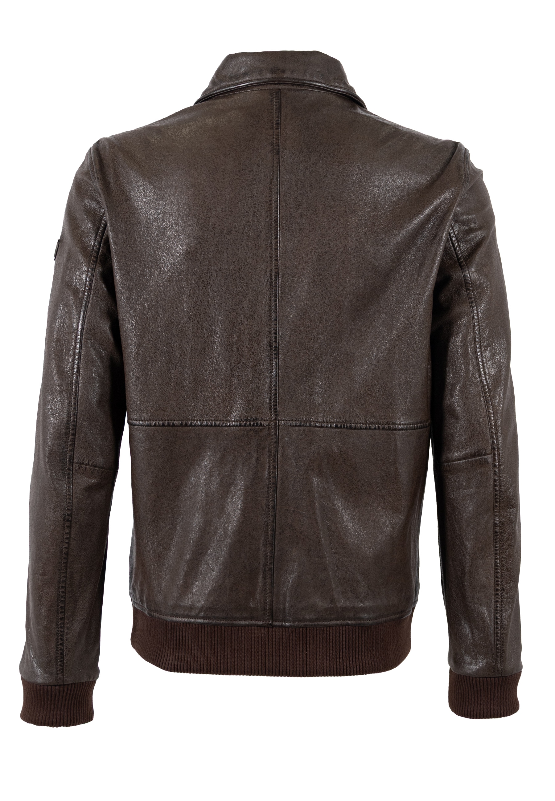 Mauritius Lederjacke »MMCrovig« mit Umlegekragen