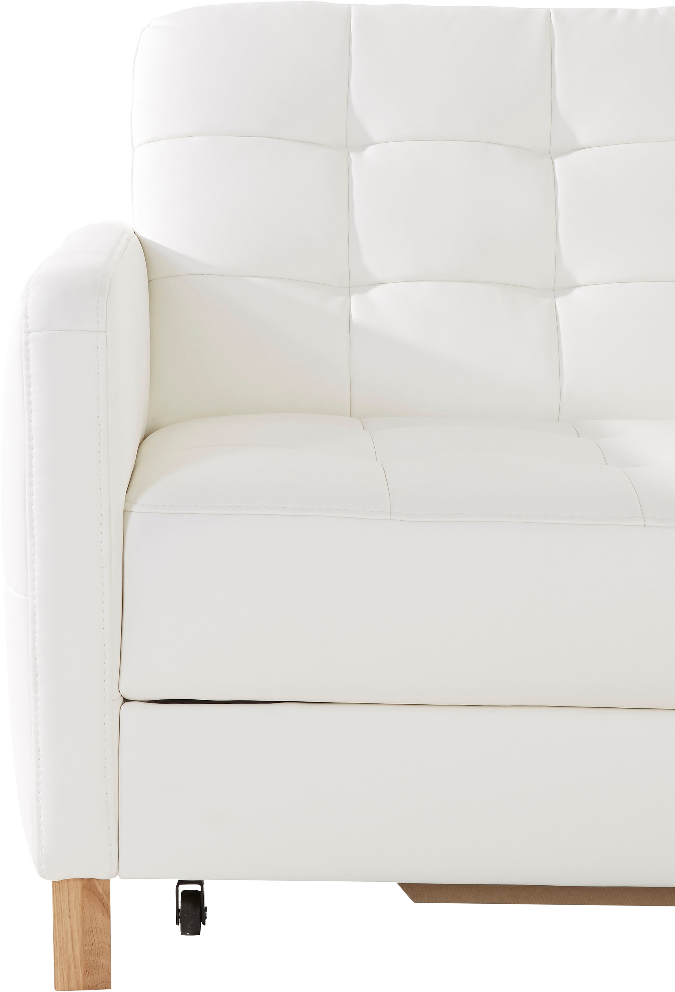 exxpo - sofa fashion Ecksofa »Elio, kompakt und komfortabel, bequem und zeitloses Design, L-Form«, wahlweise mit Bettfunktion