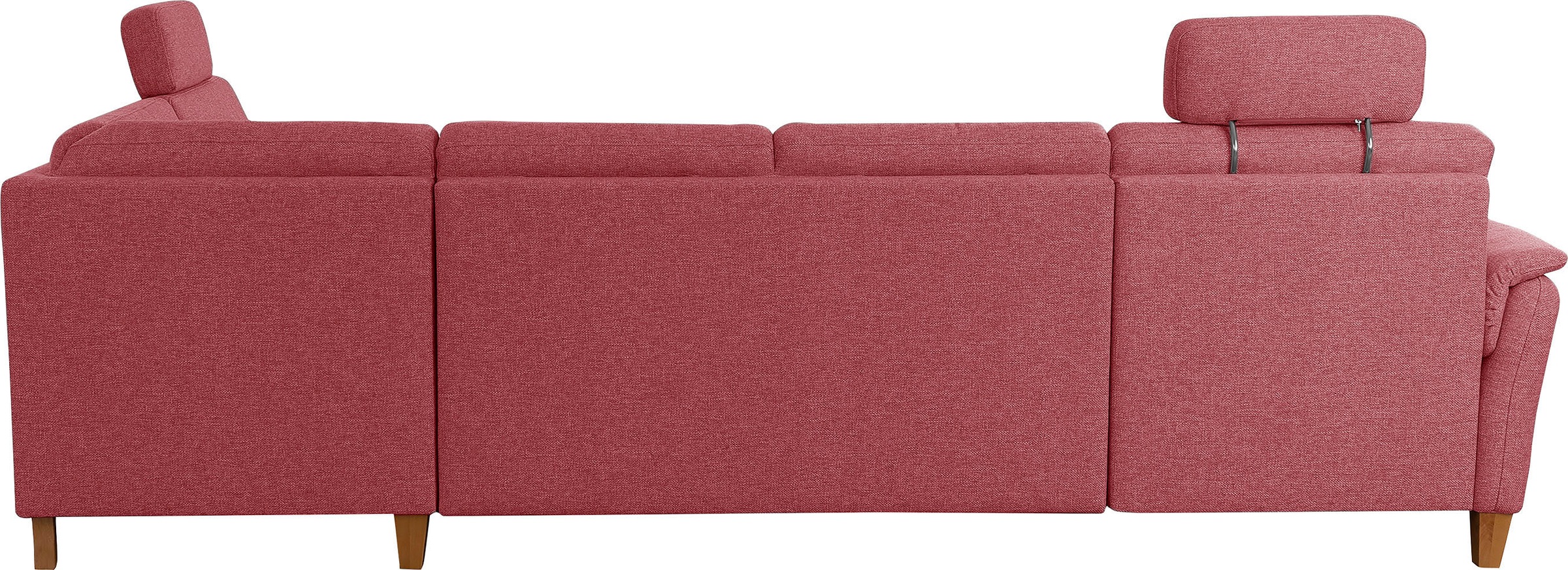 Home affaire Wohnlandschaft »Palmera U-Form, B: 308 cm«, optional Bettfunktion & Bettkasten, Federkern