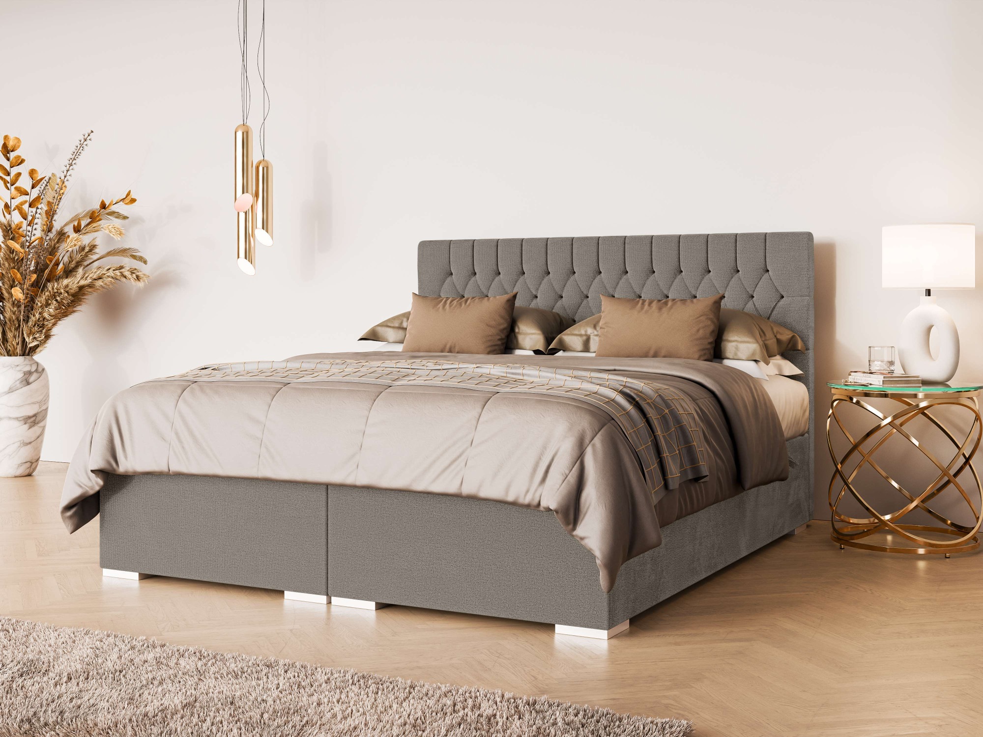 Leonique Polsterbett »ALIY mit Matratze und Topper, in 3 Breiten (140, 160 günstig online kaufen