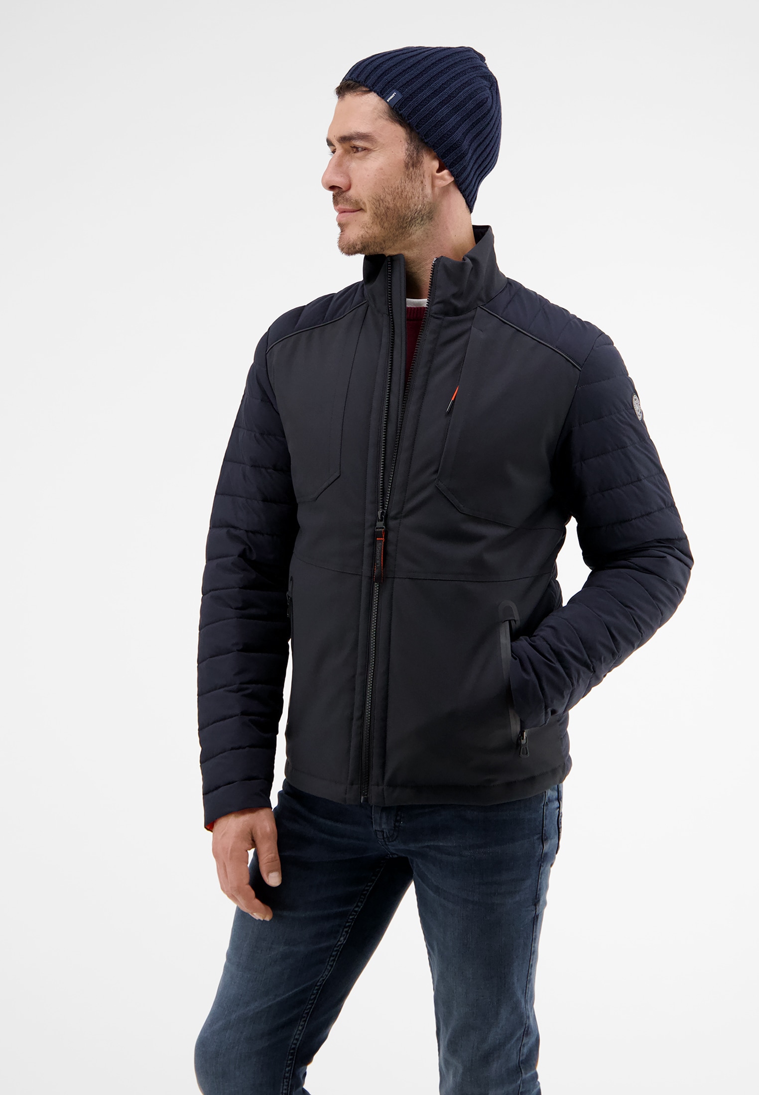 LERROS Fieldjacket »LERROS Fieldjacket in Materialmix«